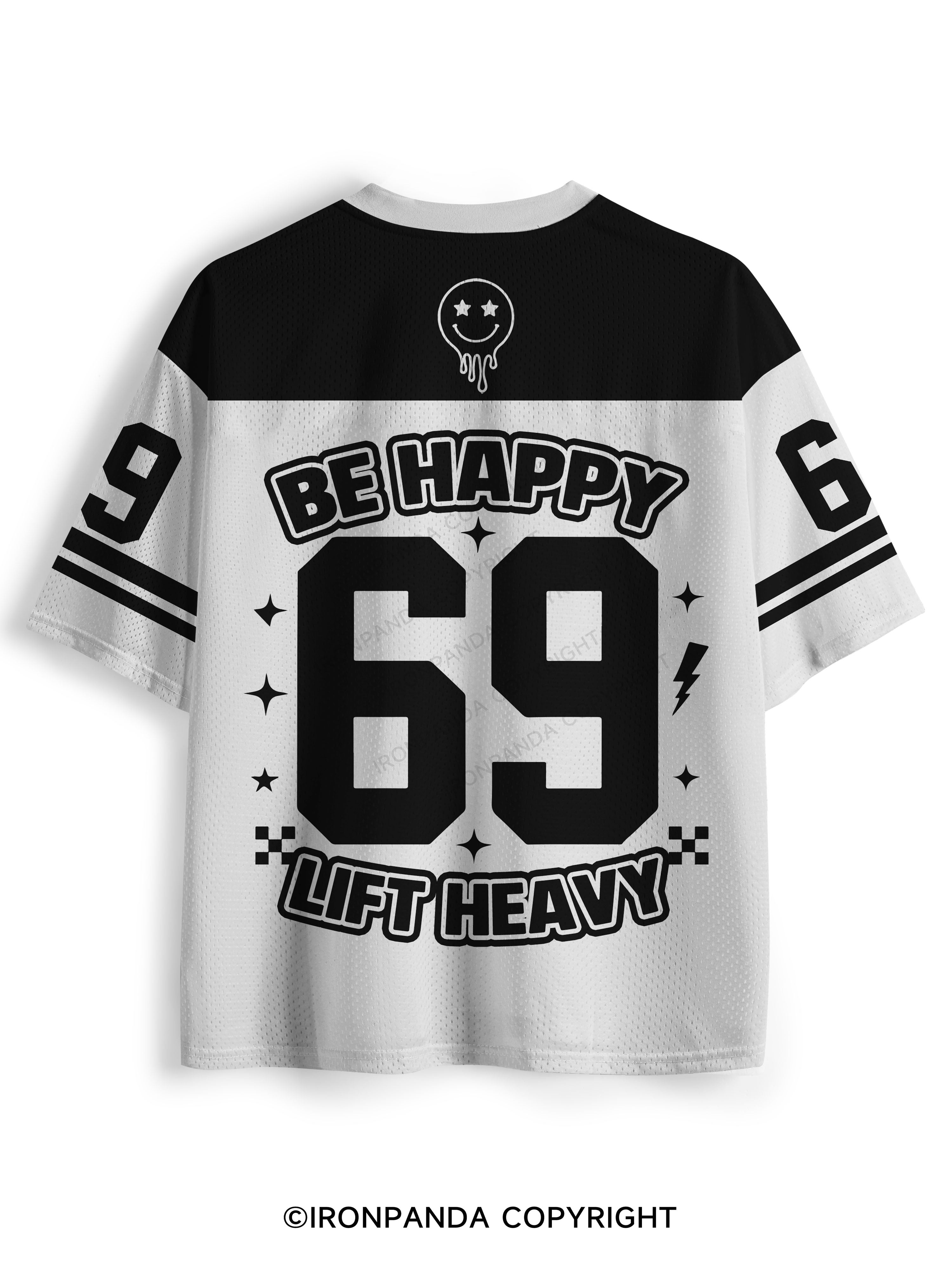 Be Happy Lift Heavy Mesh Jersey