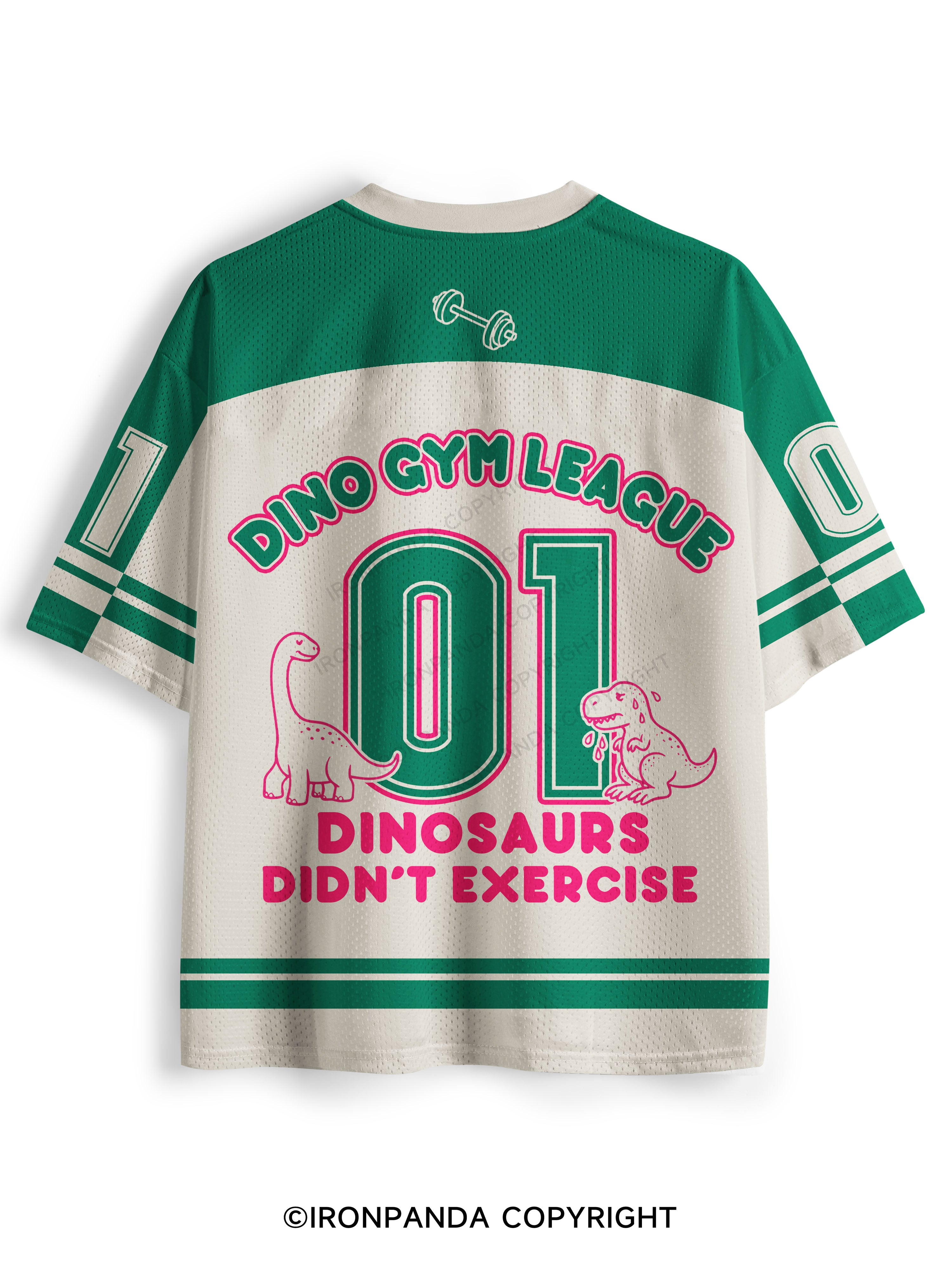 DINOSAURS DIDN'T EXERCISE. WE ALL SAW HOW THAT ENDED Mesh Jersey