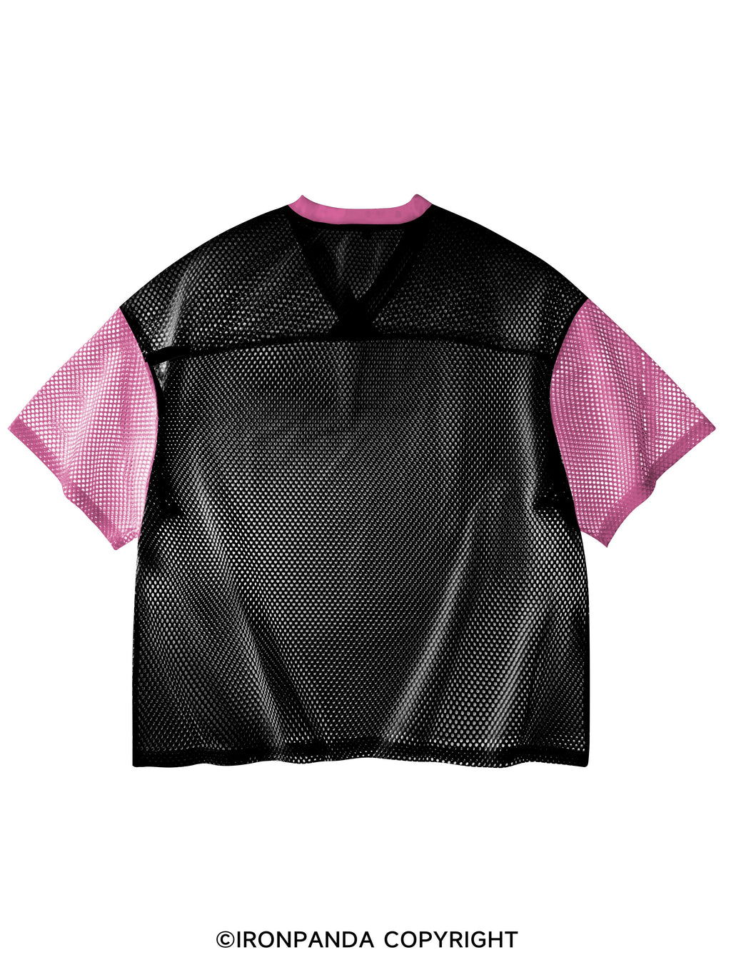 Call me Cute Ghostface V-Neck Open Hole Mesh Top
