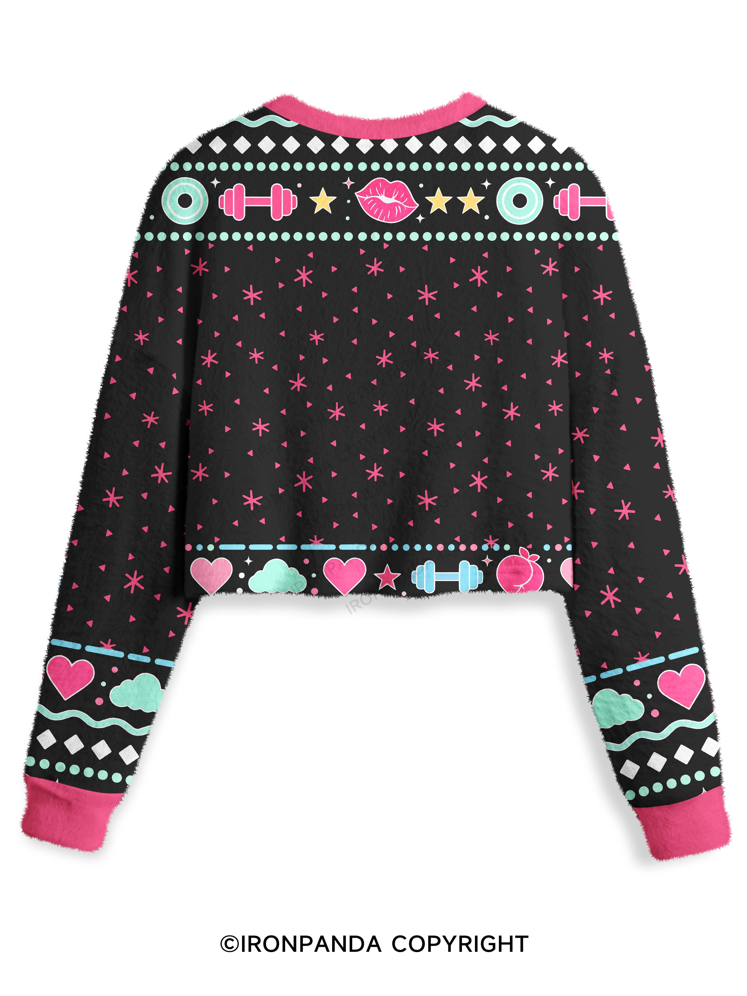 I MIGHT BE A HANDFUL BUT SO IS THIS ASS Crop Ugly Sweater