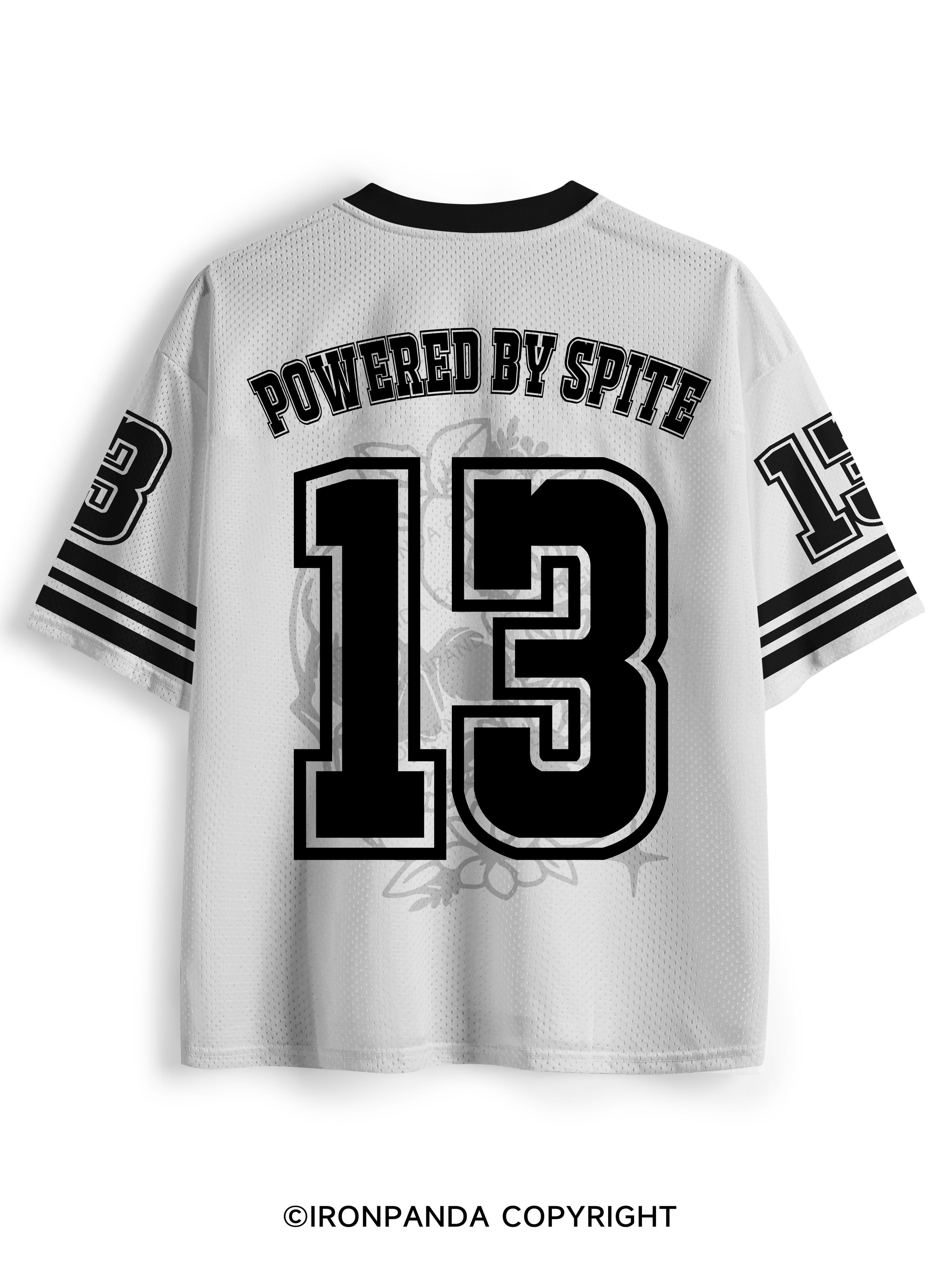 SURVIVING PURELY OUT OF SPITE FUNNY SKULL Mesh Jersey