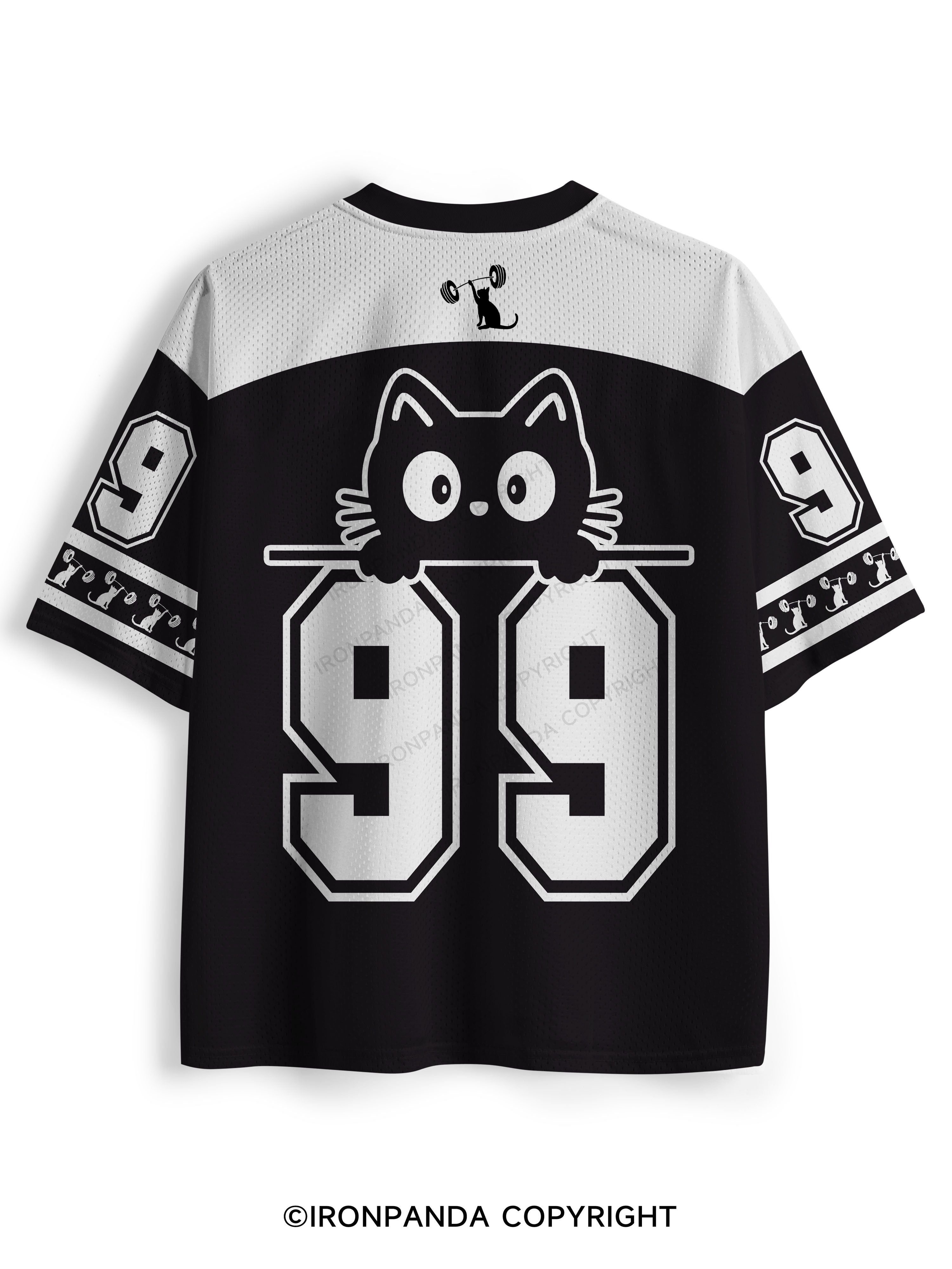 Cat Lifting Mesh Jersey