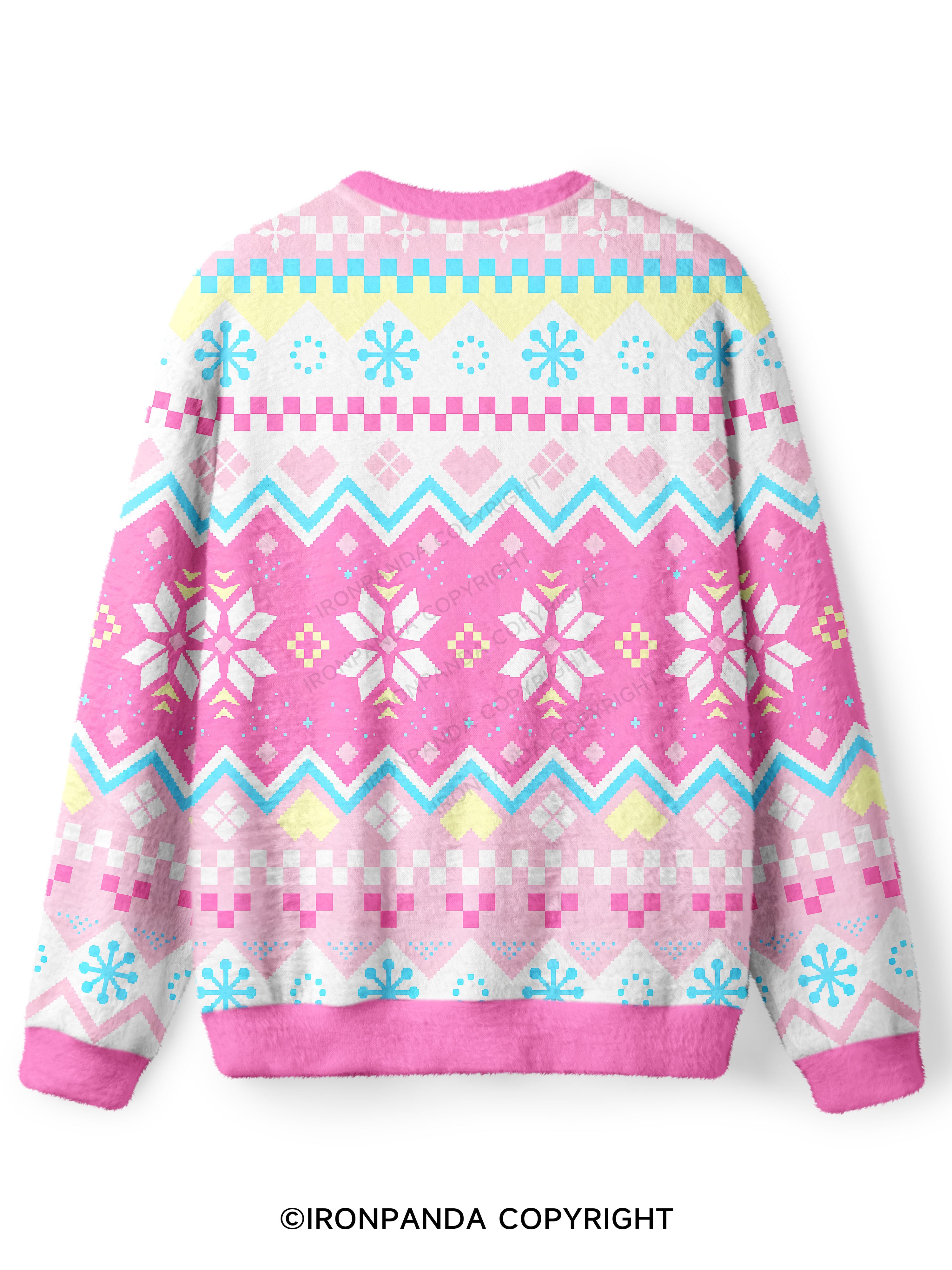 I Work Out Because My Husband is Hot Ugly Fuzzy Fleece Sweater