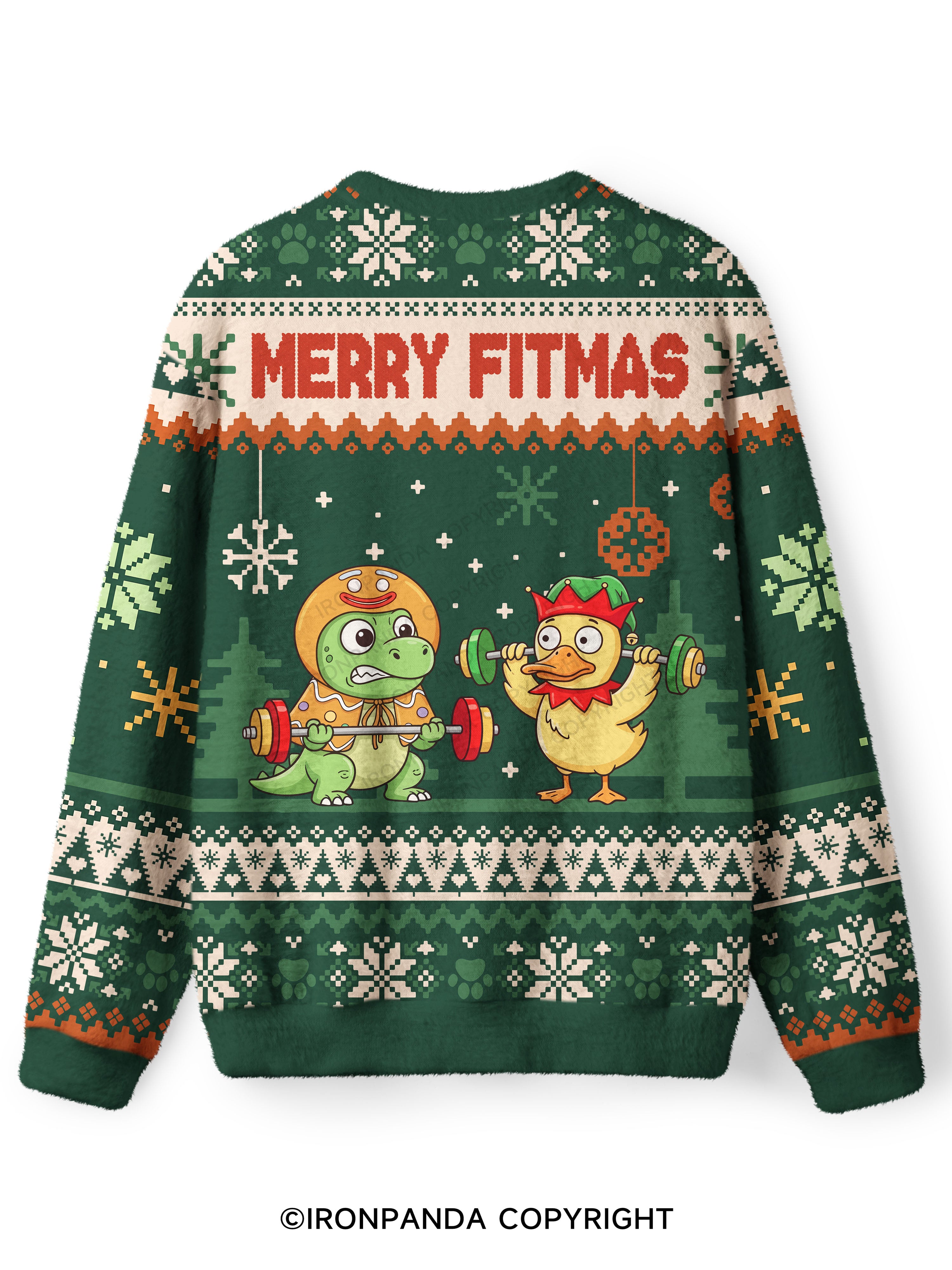 MERRY FITMAS Ugly Fuzzy Fleece Sweater