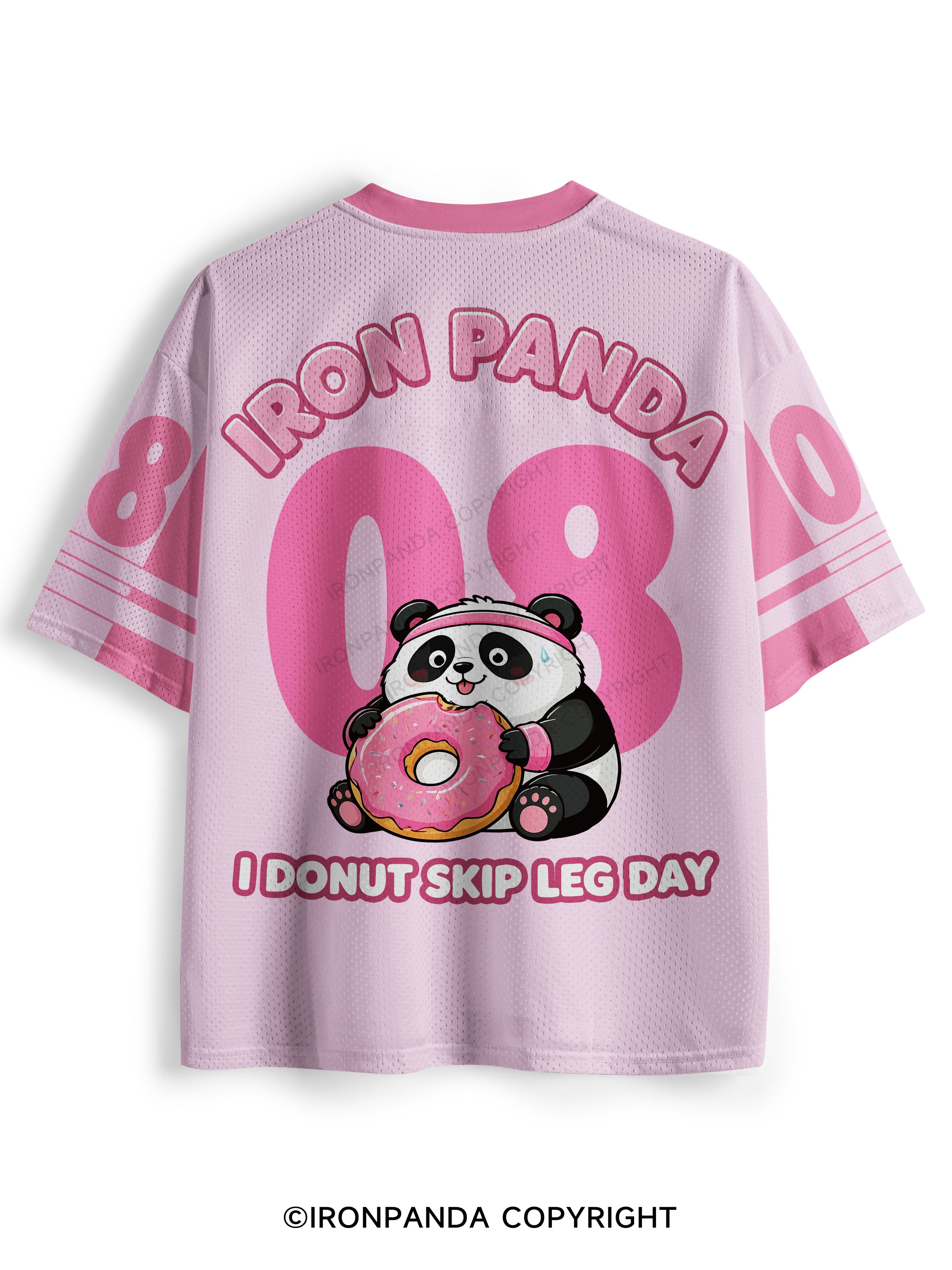 I DOUNT SKIP LEG DAY  I SKIP EVERYTHING ELSE PANDA Mesh Jersey
