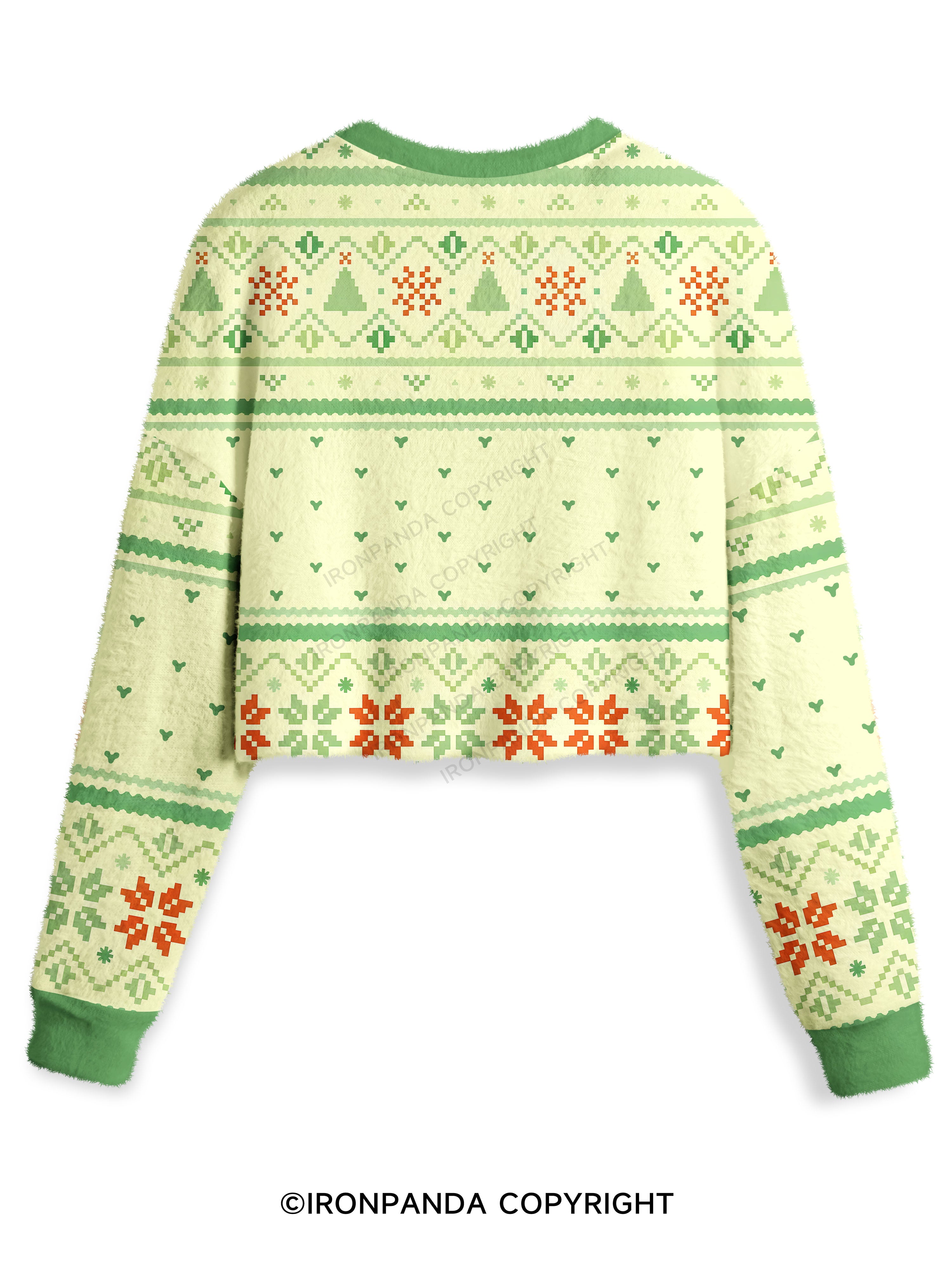 I'M DOING MY BEST, OKAY？Crop Ugly Sweater
