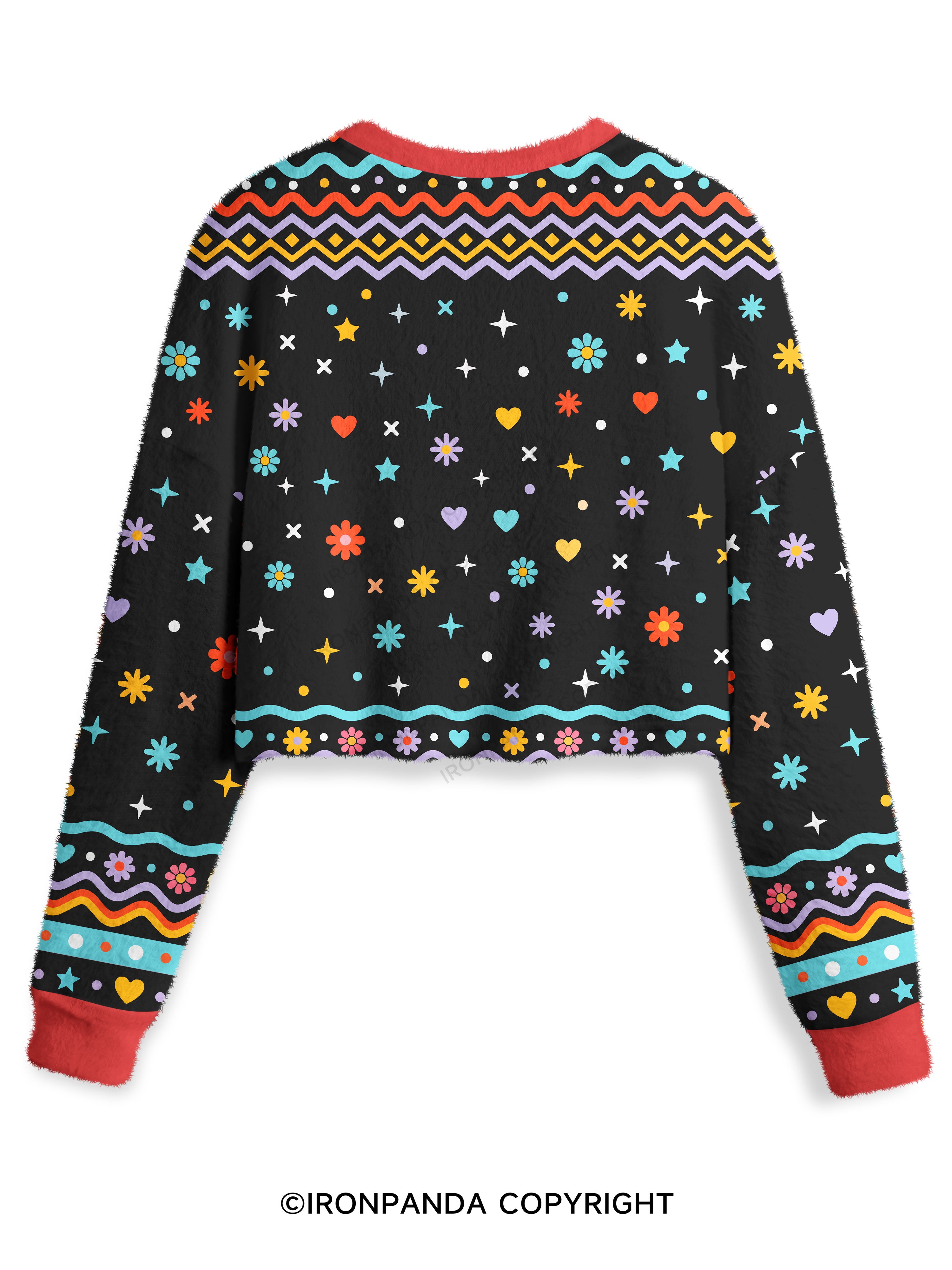 Your Dad Is My Cardio Crop Ugly Sweater