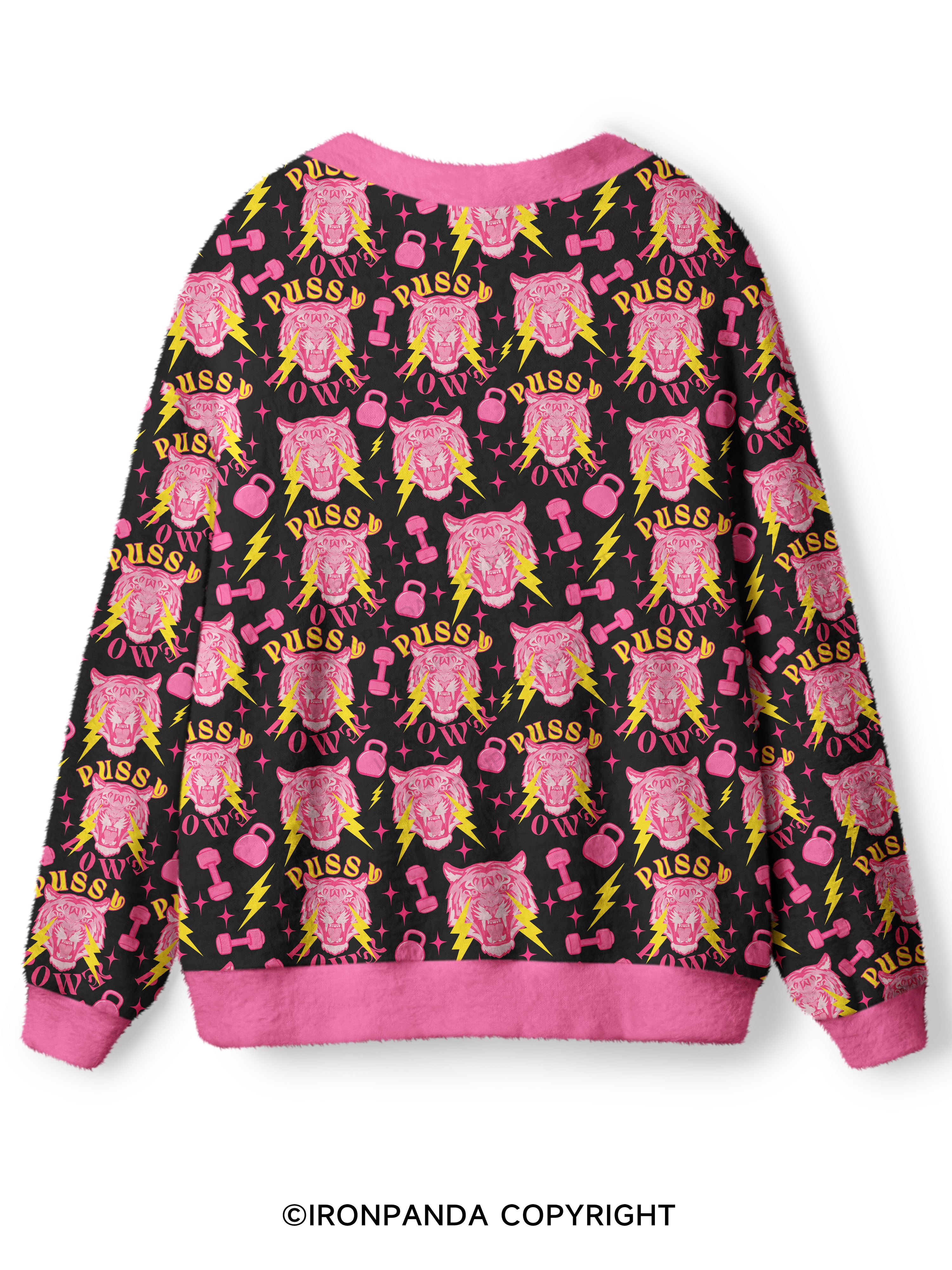 pussy power Ugly Cardigan Sweater