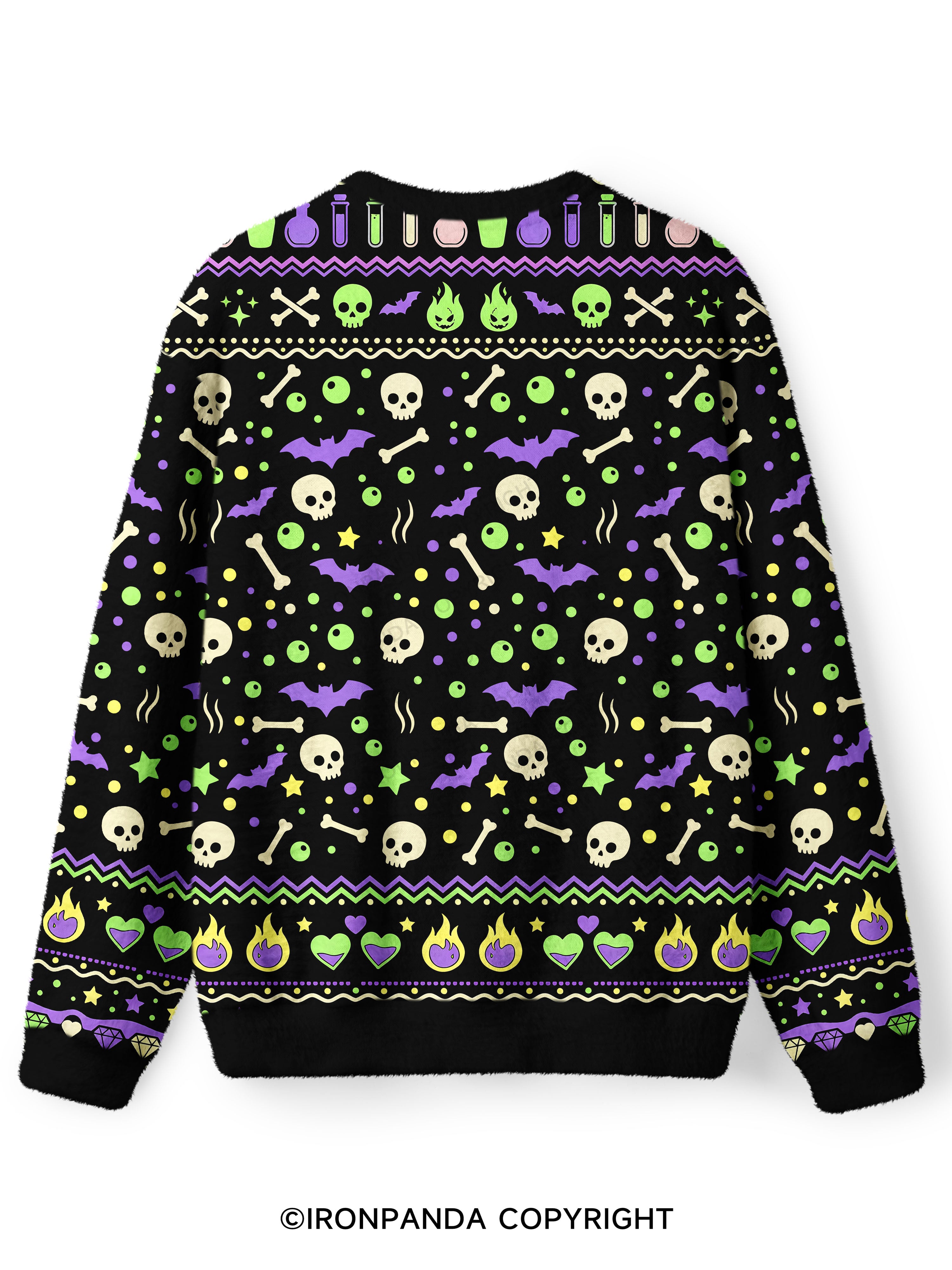 Pick Your Poison Premium Ugly Fuzzy Fleece Sweater