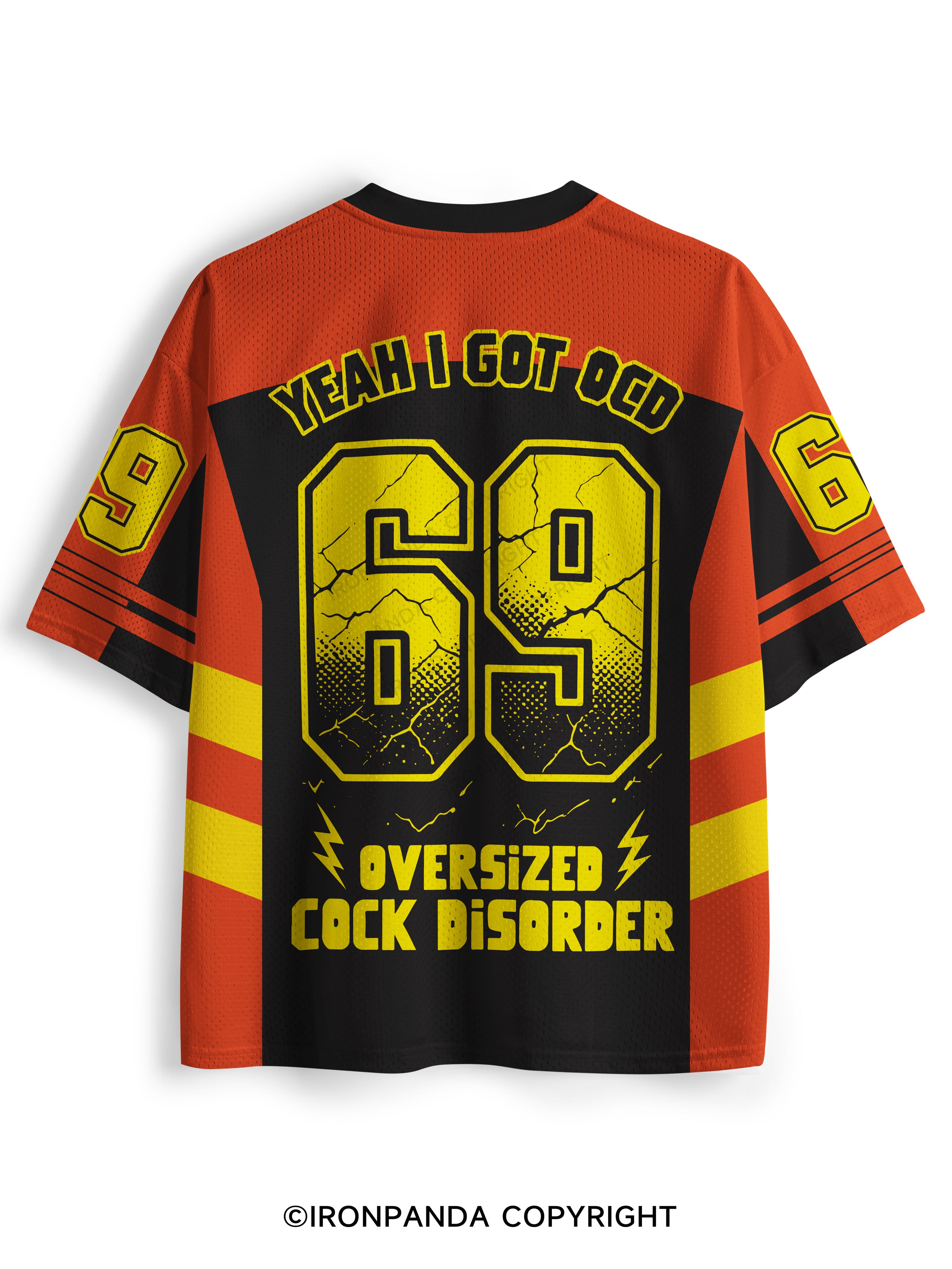 Yeah I got OCD, oversized cock disorder Mesh Jersey