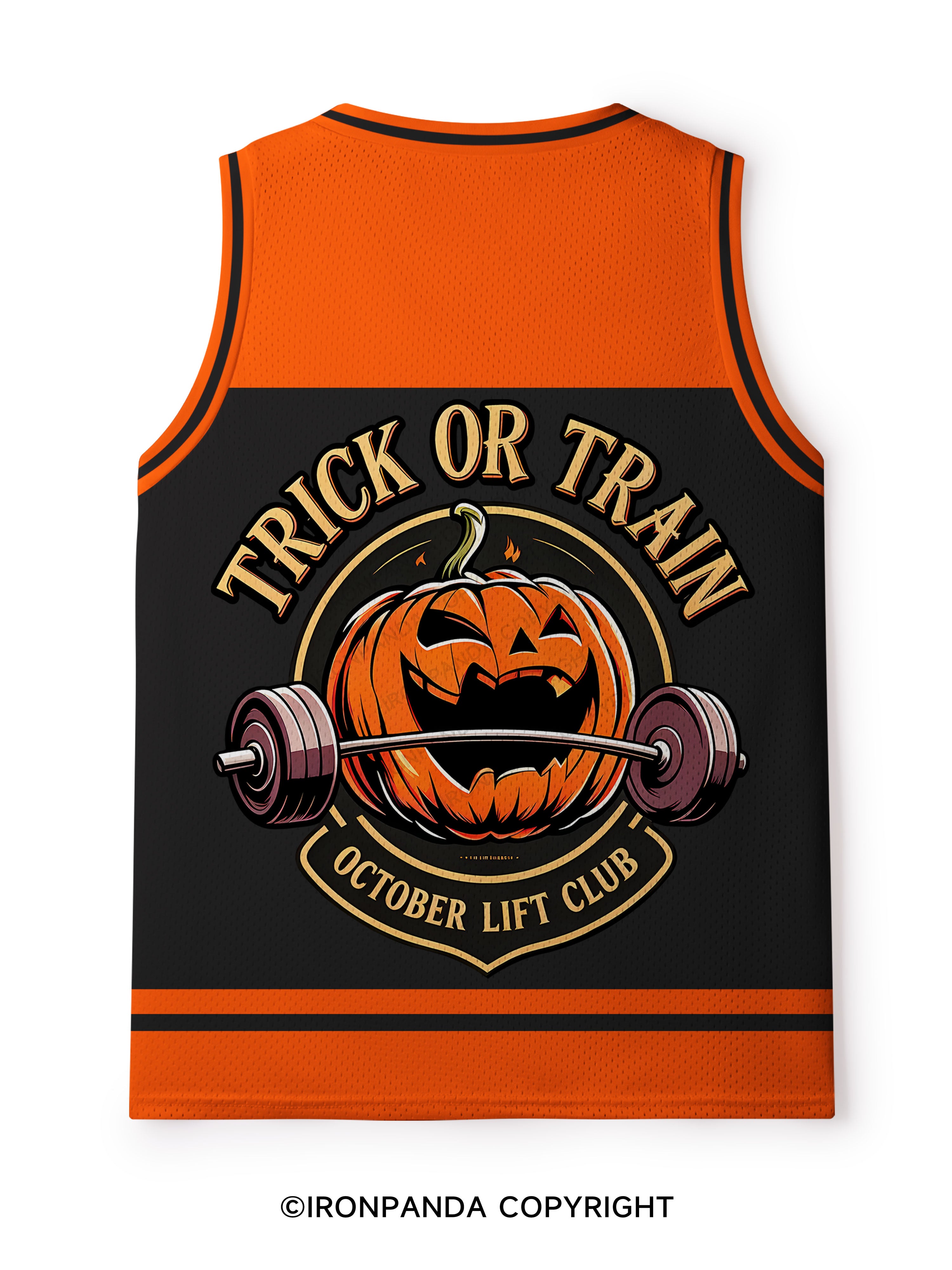 Trick or train Mesh Tank Top