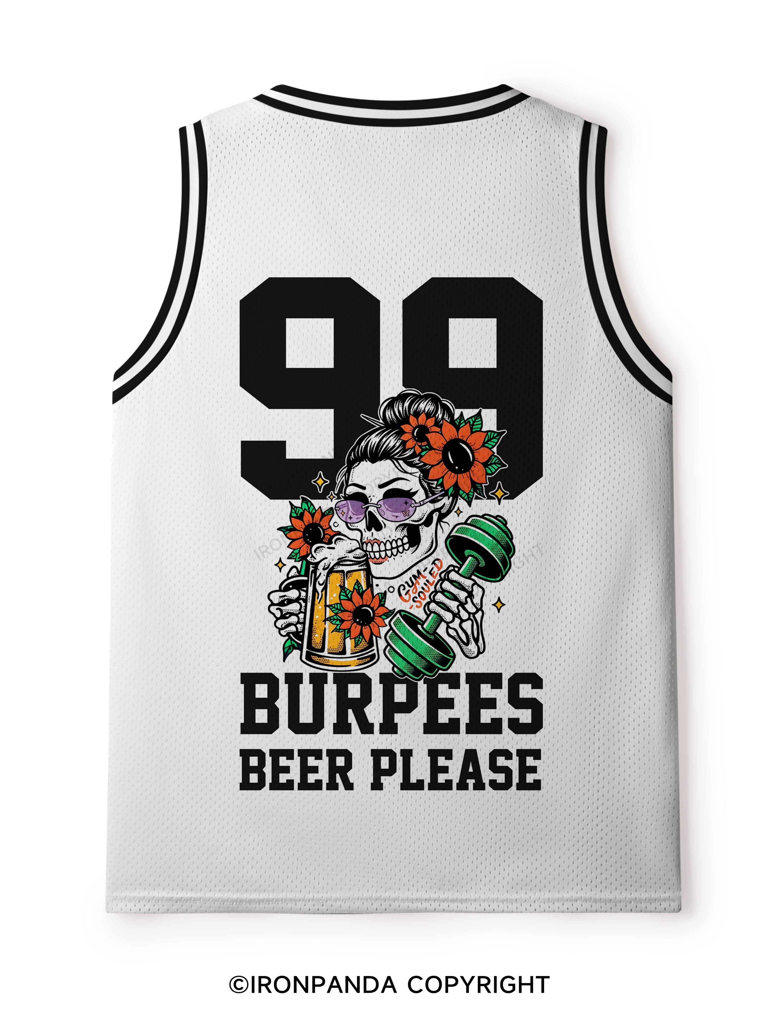 BURPEES ？I THOUGHT YOU SAID BEER PLEASE Mesh Tank Top