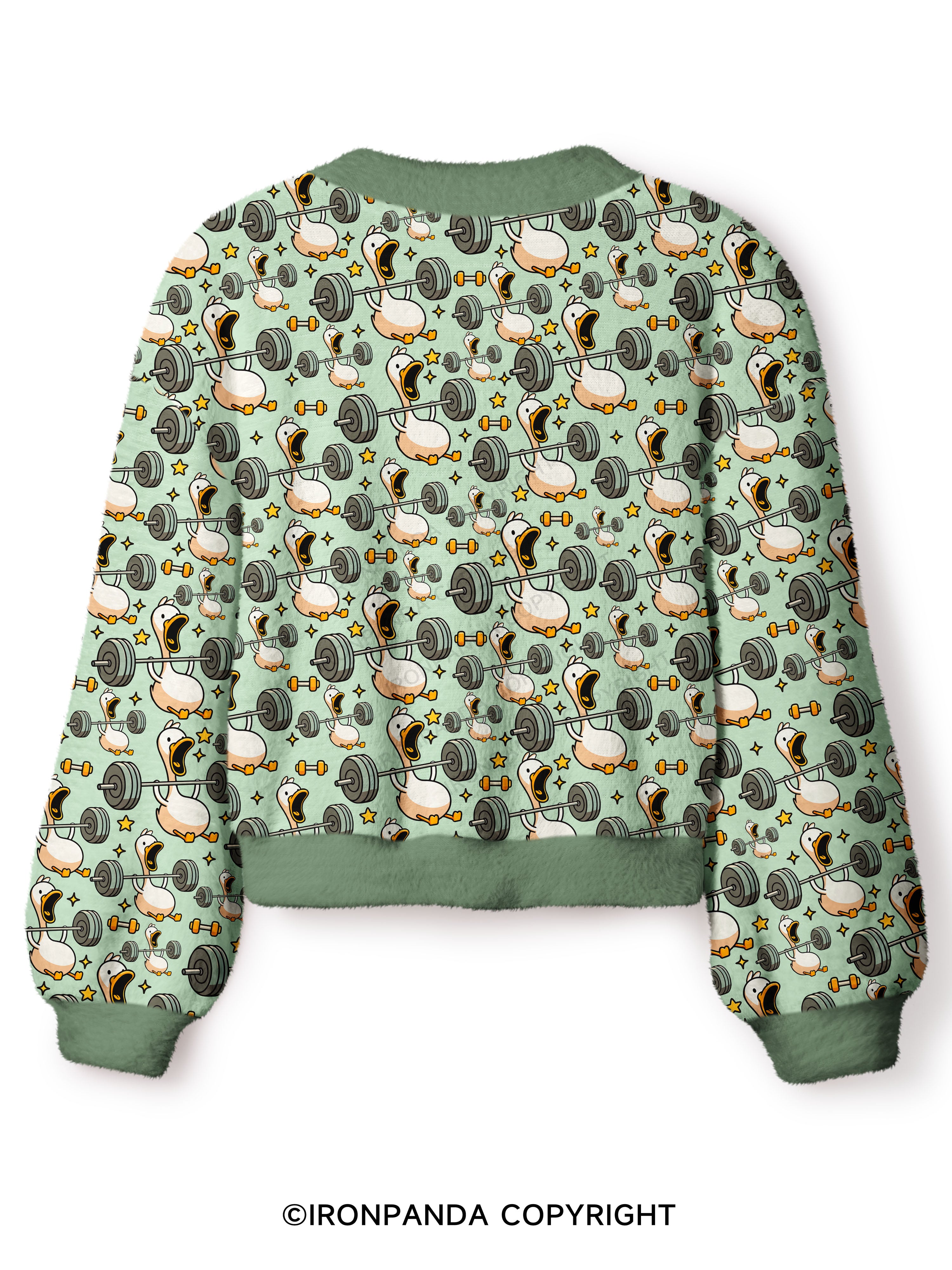 IF I DIE I DIE Crop Ugly Cardigan Sweater