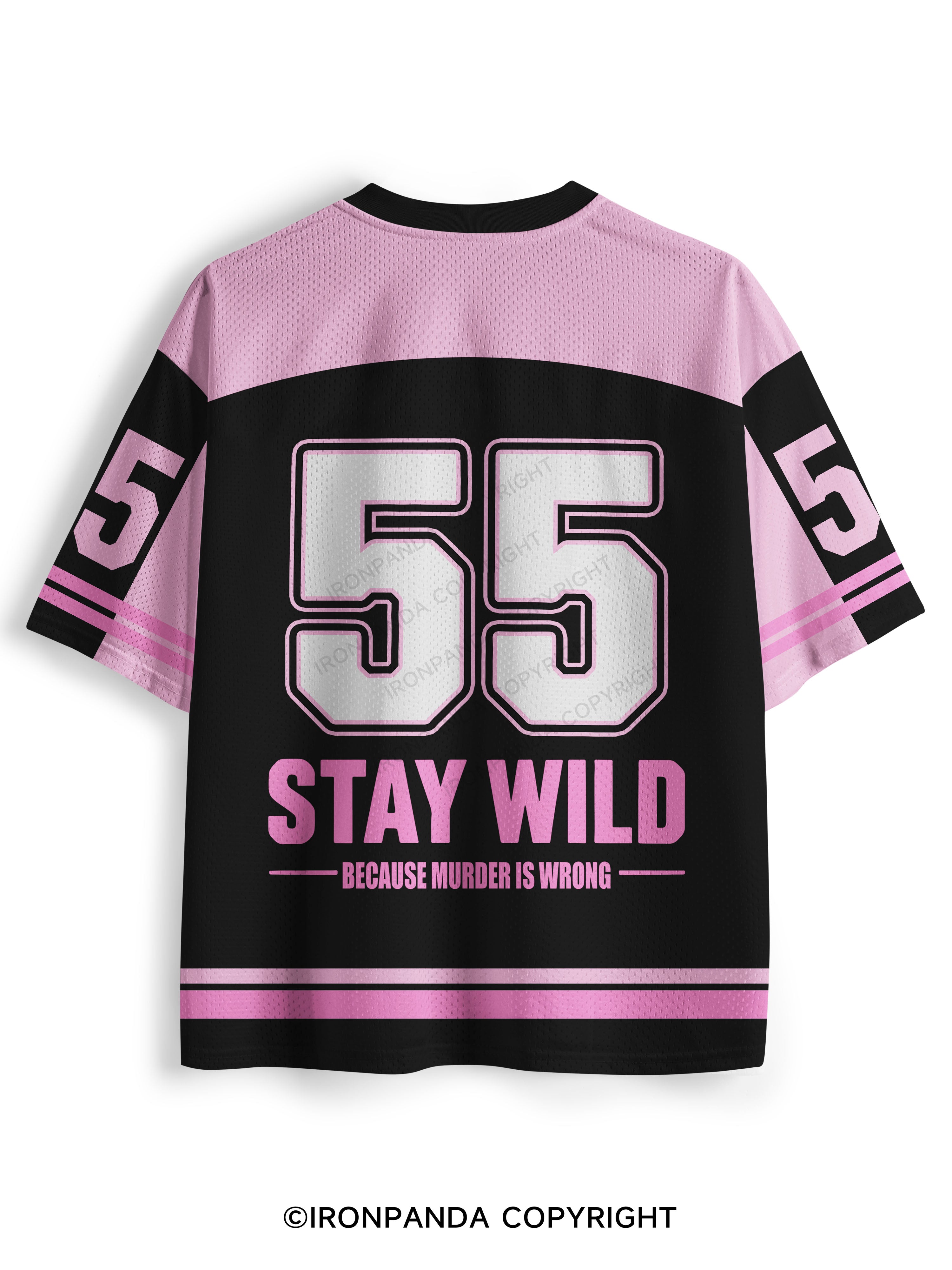 WORKOUT BECAUSE MURDER IS WRONG Mesh Jersey