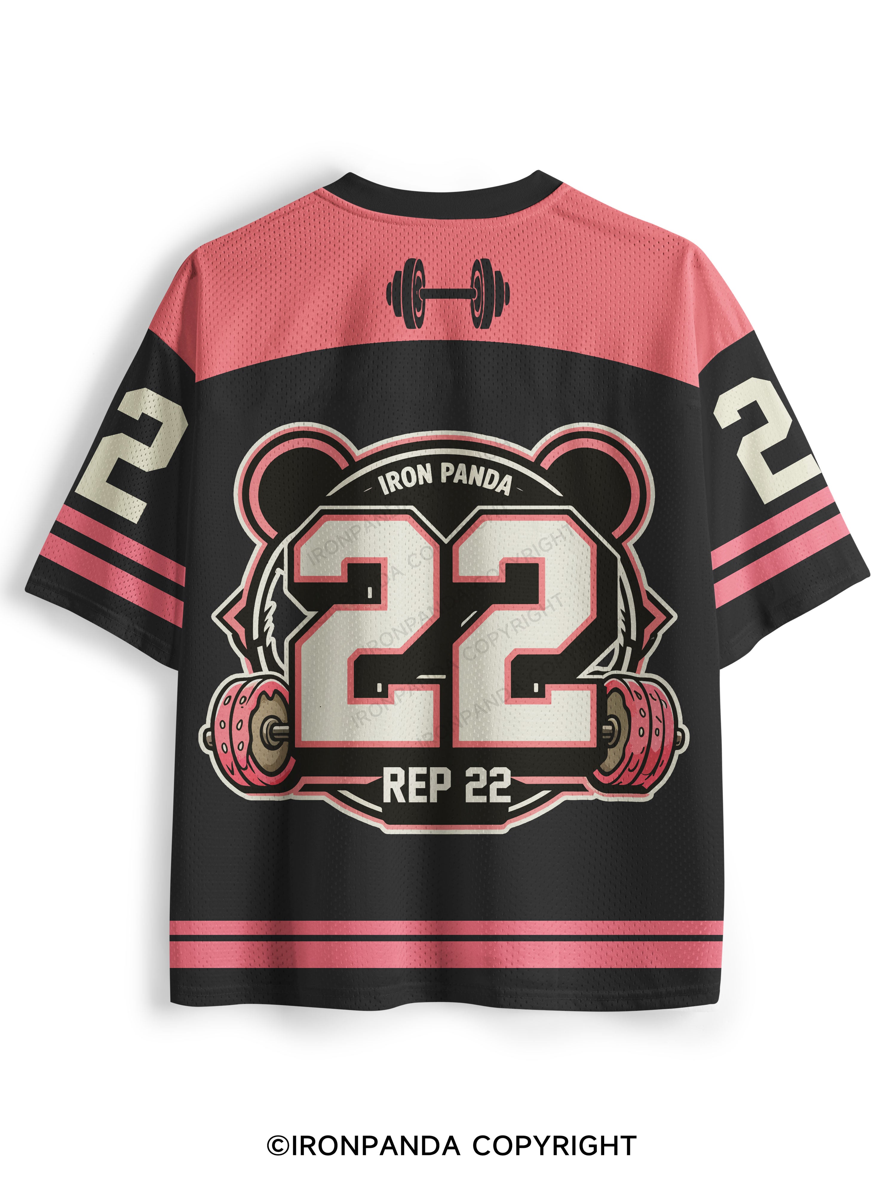 KINDA FIT SORTA FAT PANDA Mesh Jersey