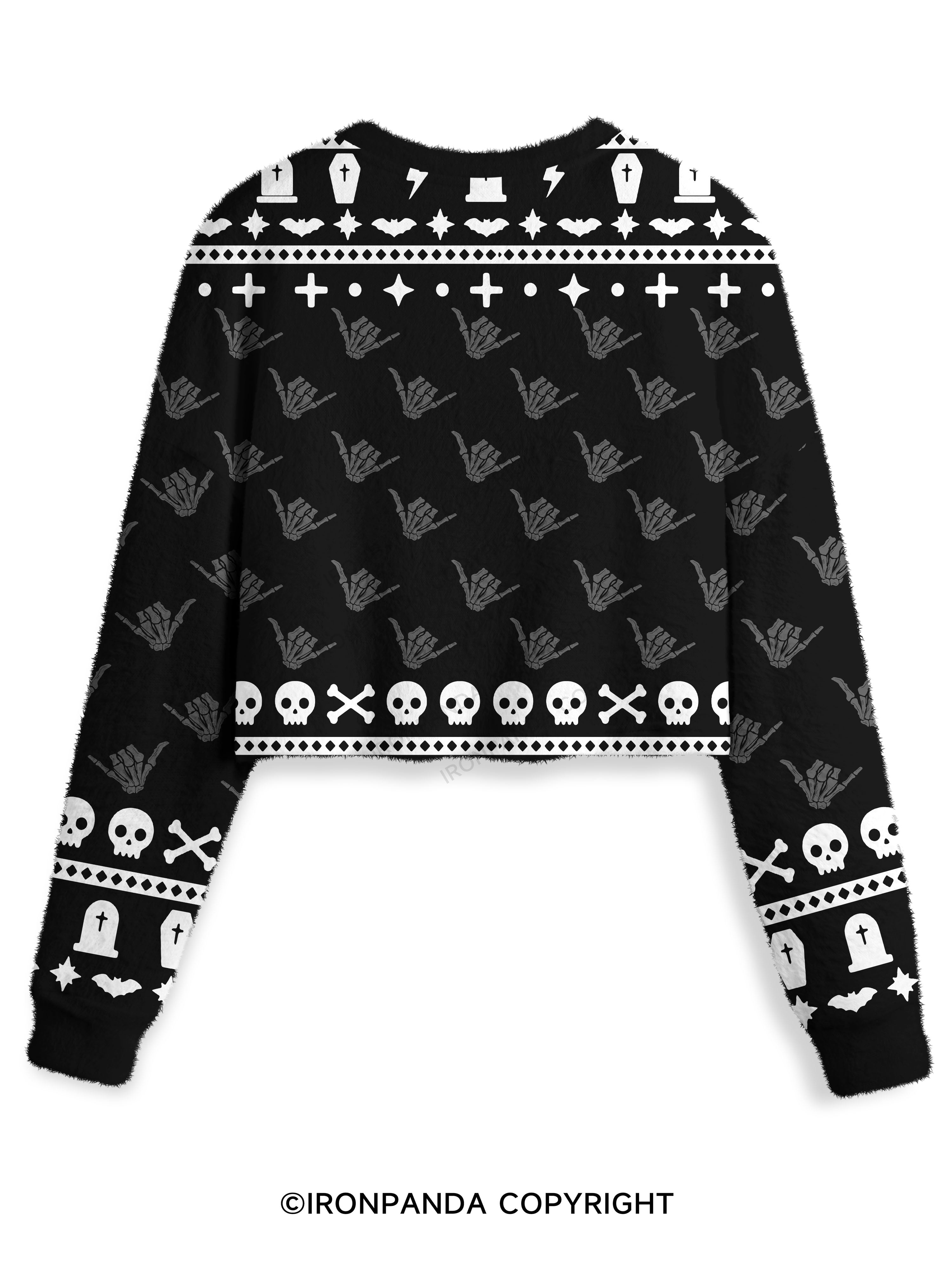 BUT DID YOU DIE Crop Ugly Sweater