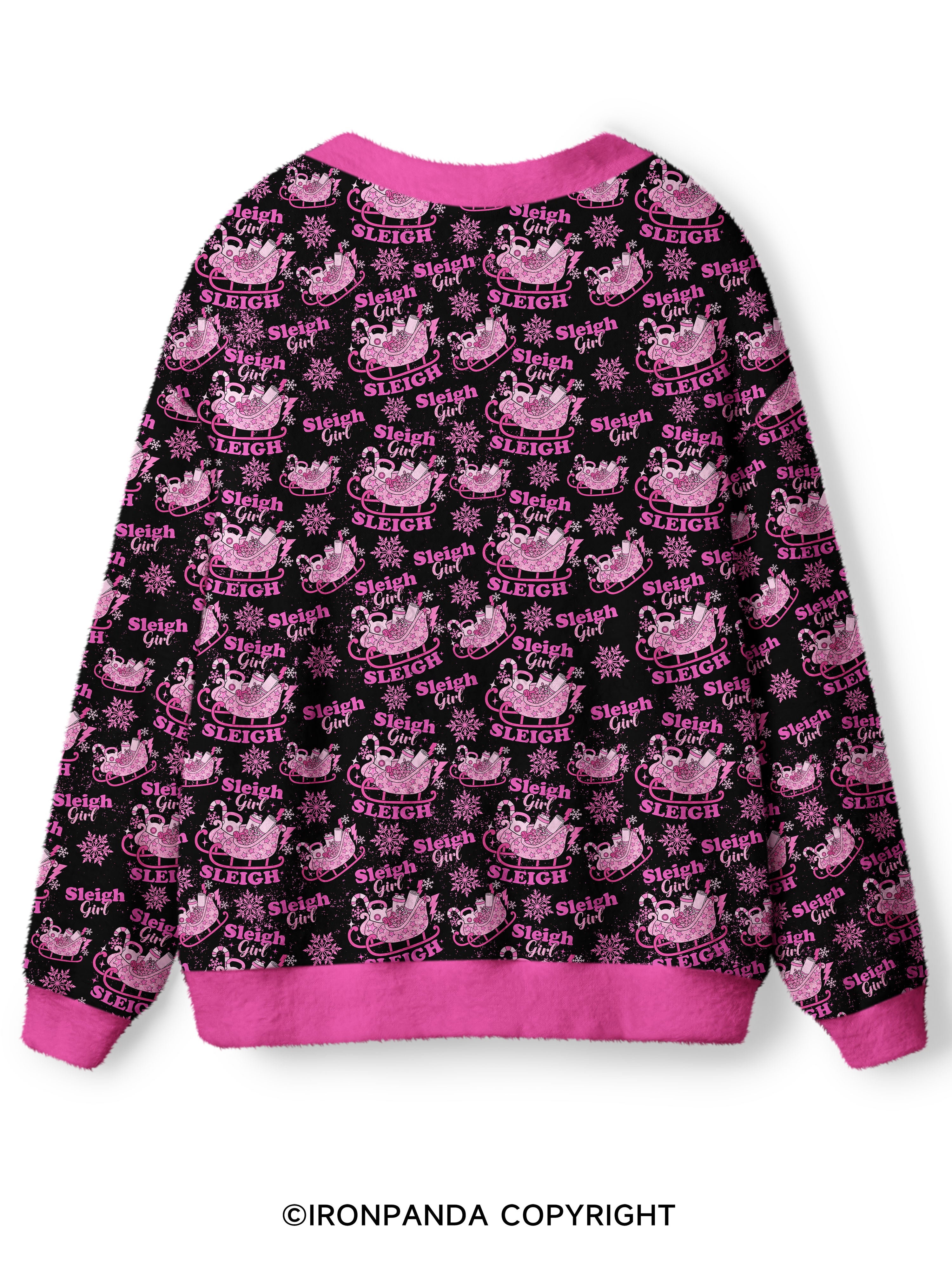 sleigh girl sleigh Ugly Cardigan Sweater