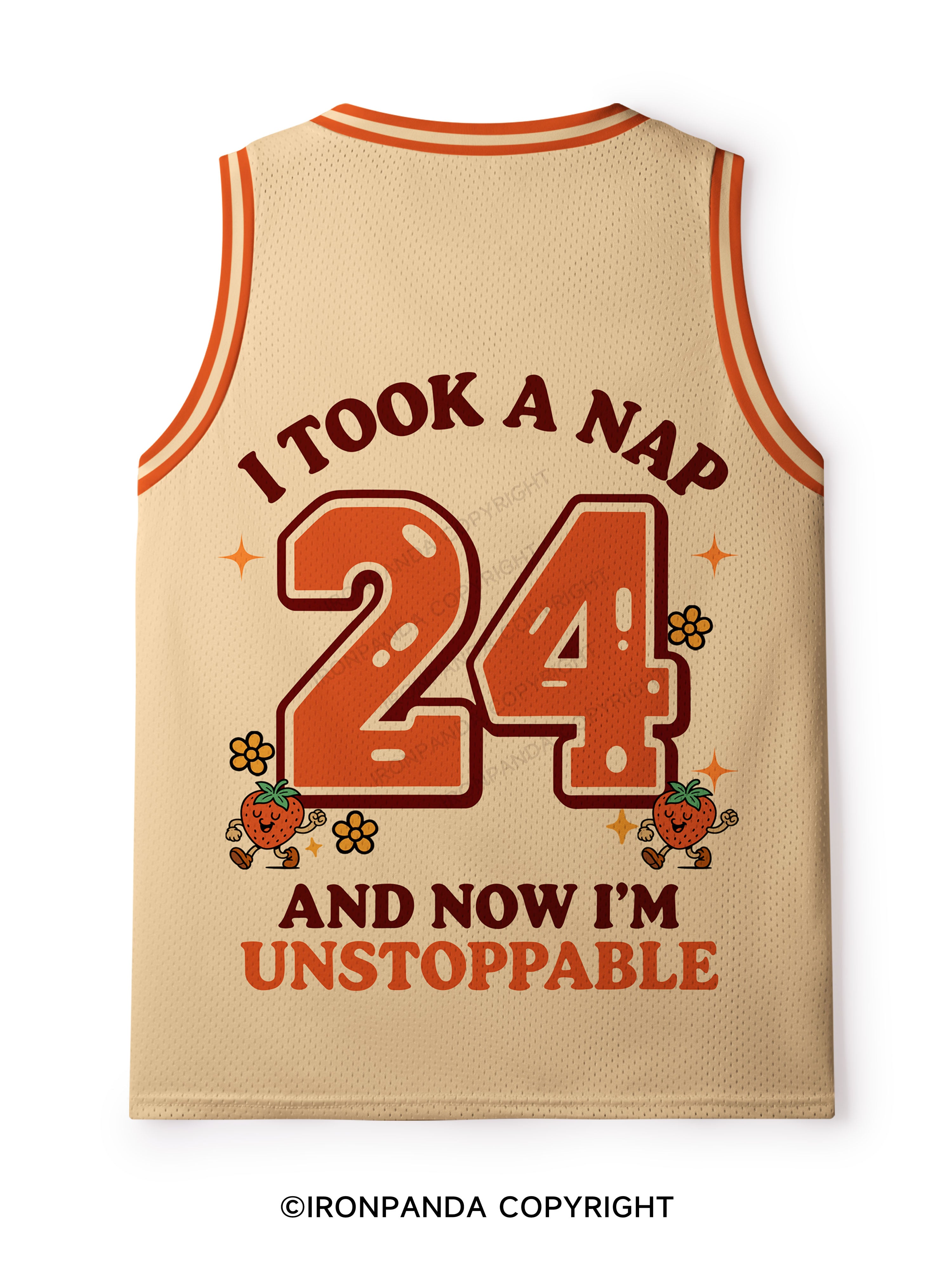 I TOOK A NAP AND NOW I'M UNSTOPPABLE Mesh Tank Top
