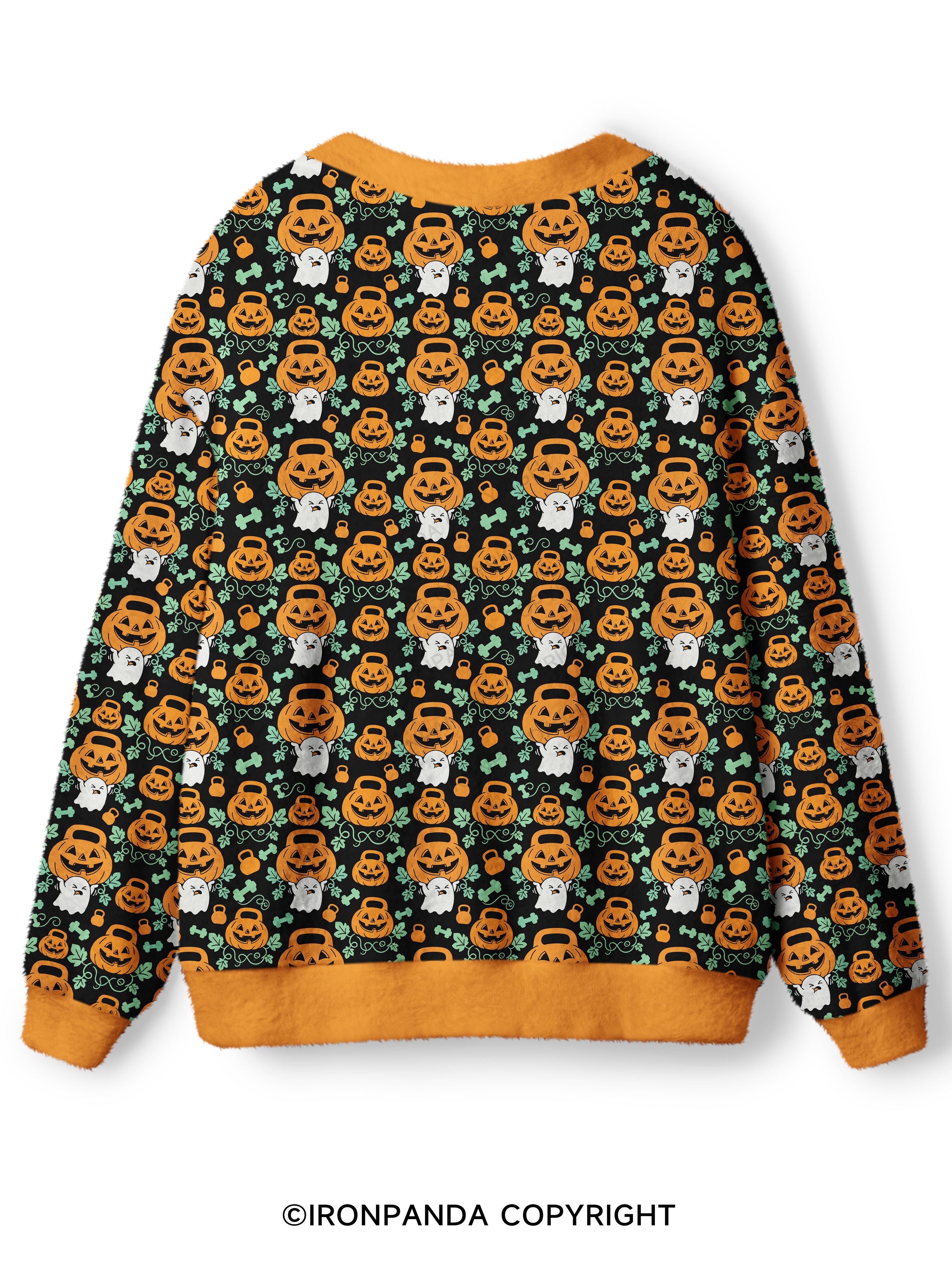 HEAVY SPOOKY Ugly Cardigan Sweater