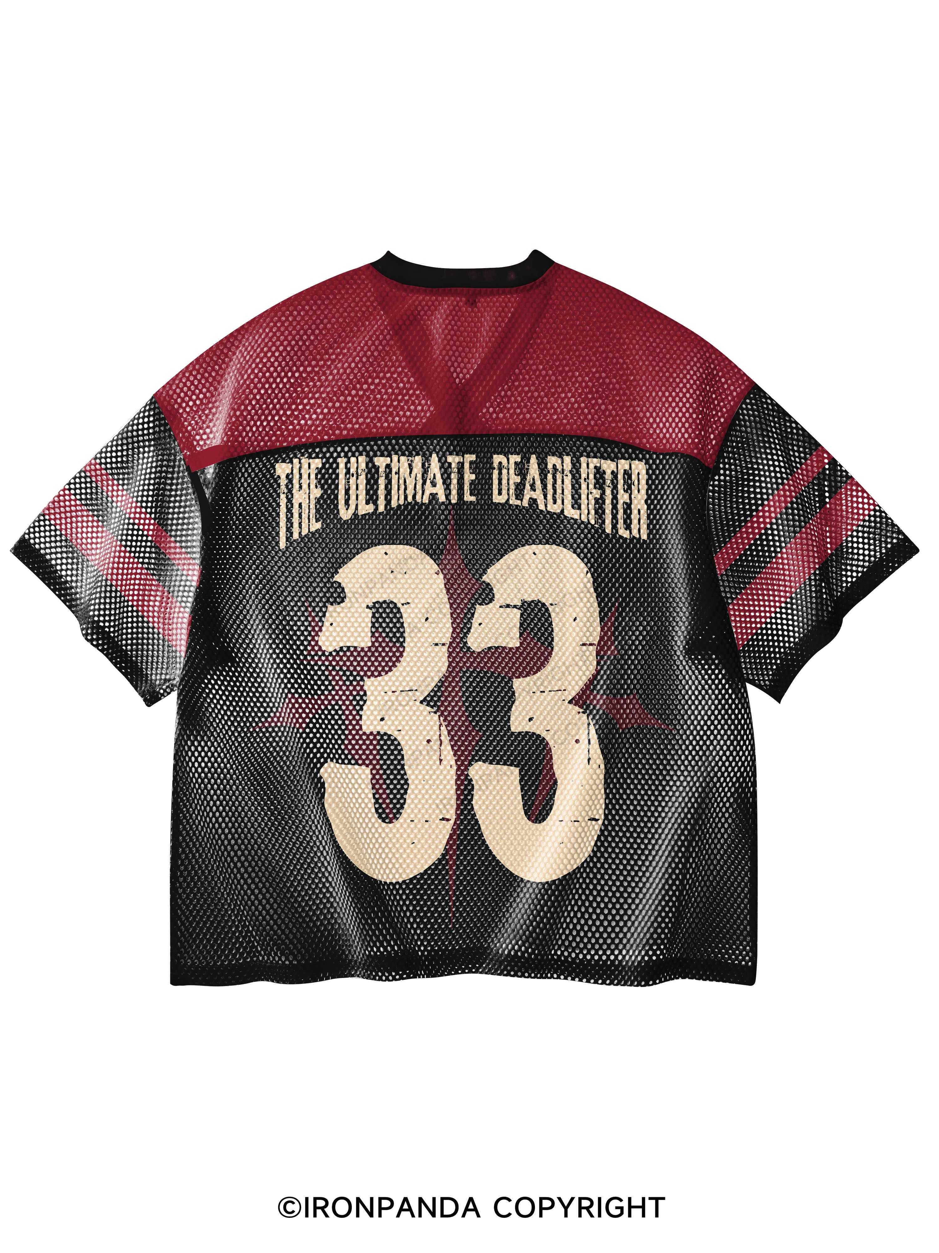 The Ultimate Deadlifter V-Neck Open Hole Mesh Top