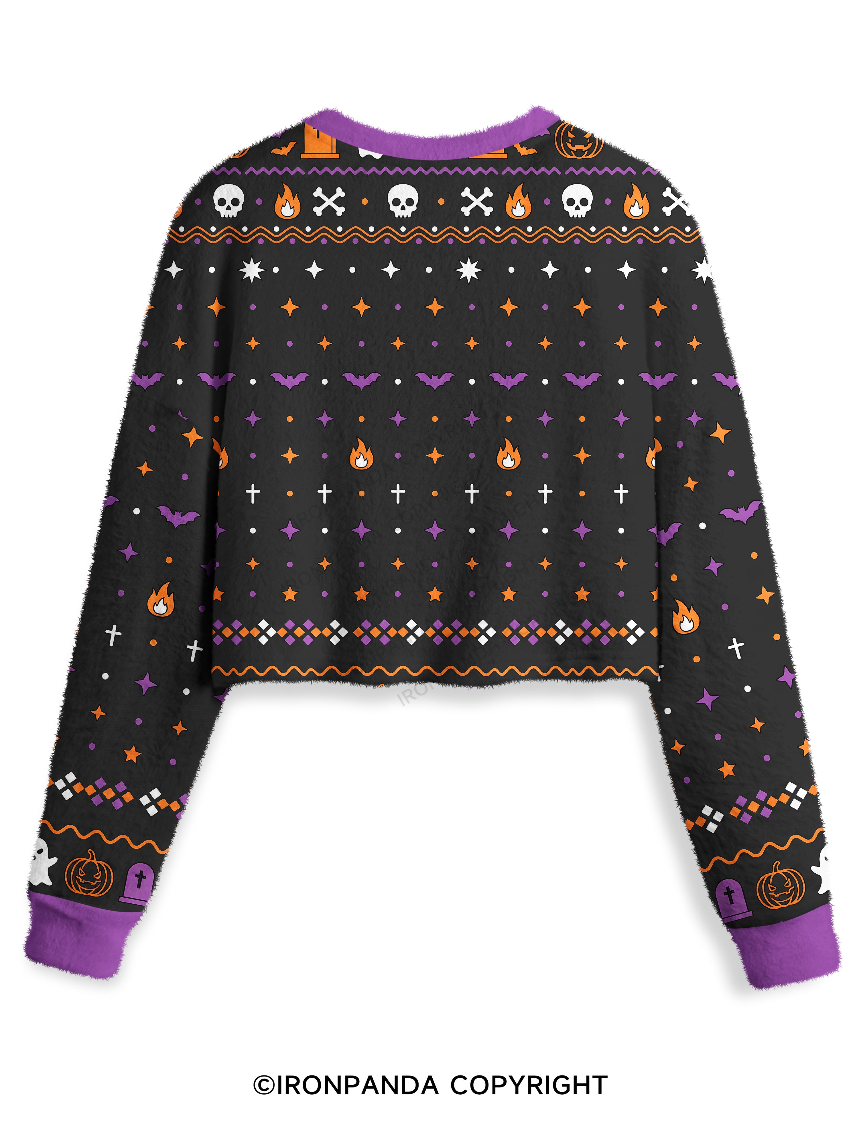 this is some boo sheet Crop Ugly Sweater