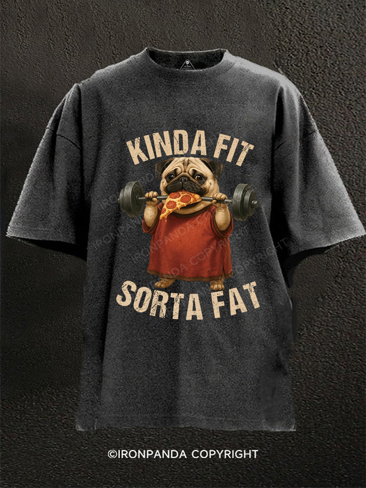 Kinda Fit Sorta Fat Washed Gym Shirt