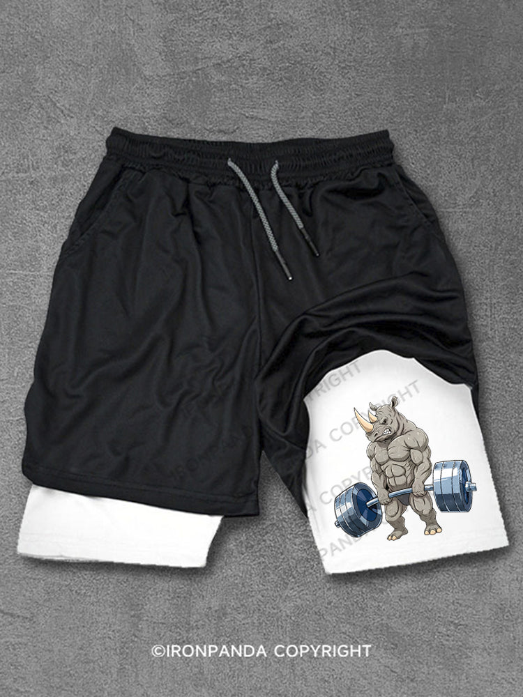 Muscular Rhino Deadlift Gym Performance Training Shorts