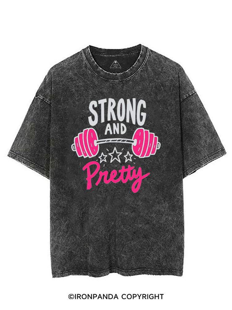 Strong and Pretty VINTAGE GYM SHIRT
