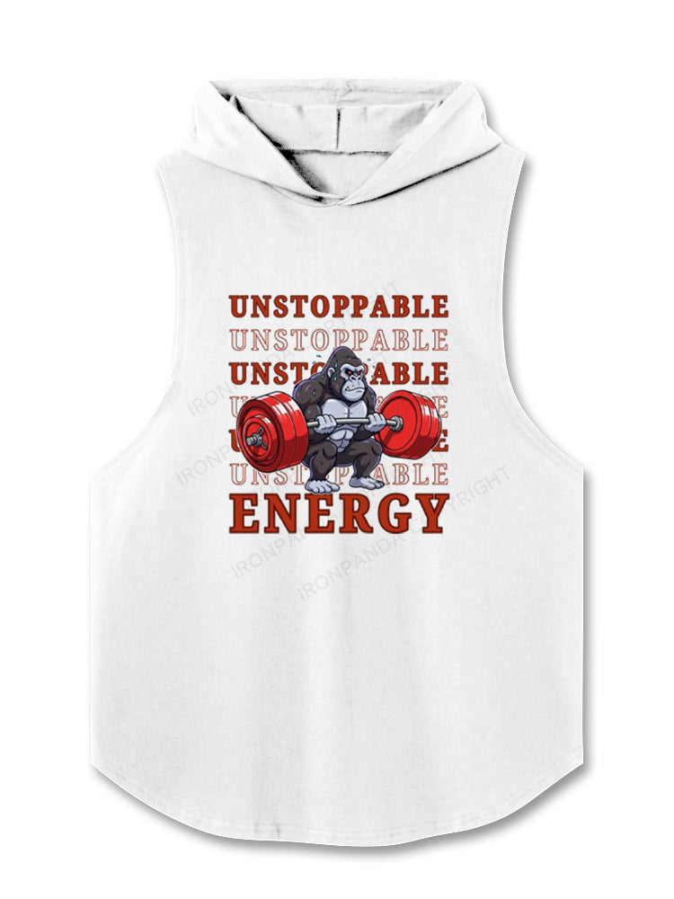 UNSTOPPABLE ENERGY GORILLA Hooded Tank