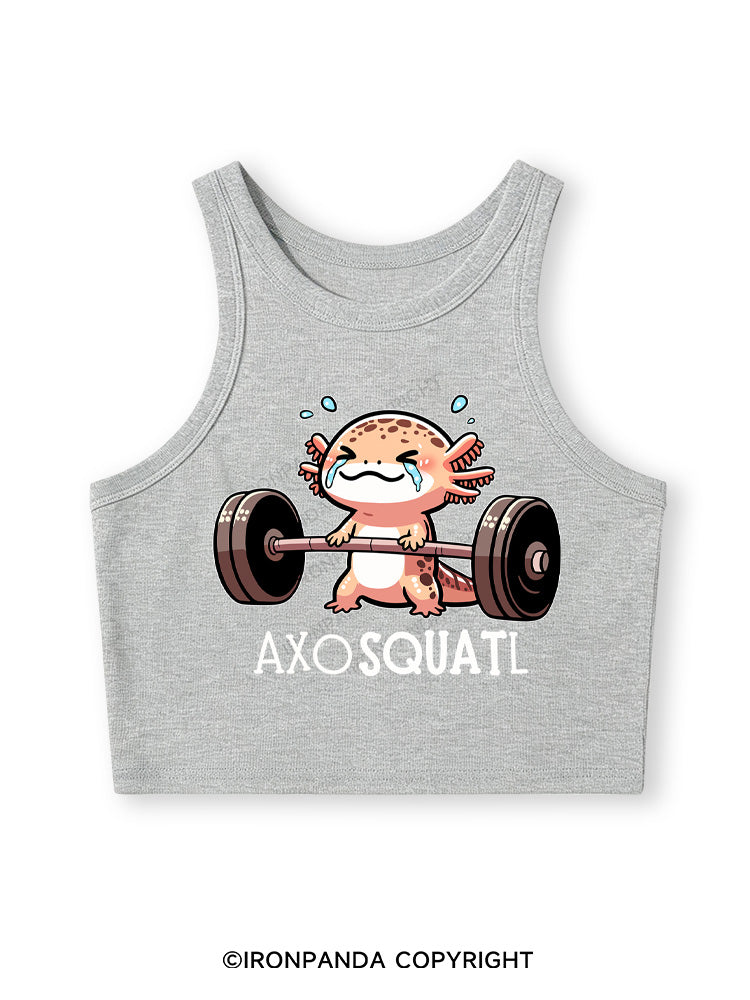 AXOSQUATL  Fitted Crop Tank Top