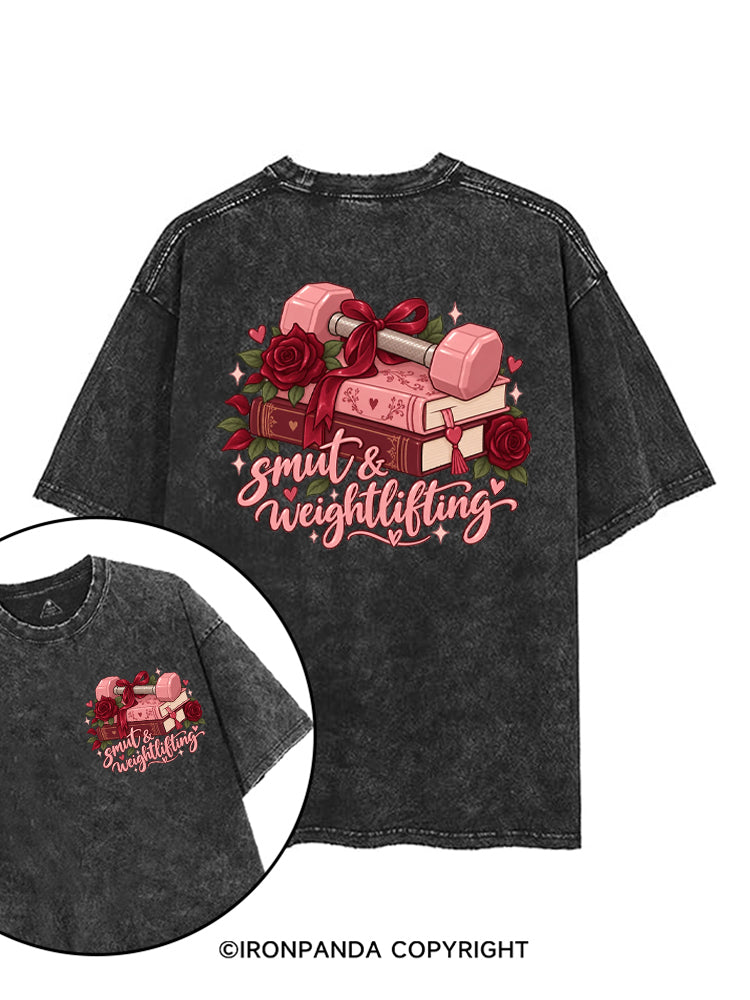 Smut & Weightlifting printed Gym Shirt