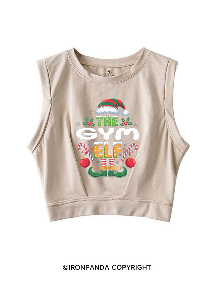 THE GYM ELF SLEEVELESS CROP TOPS