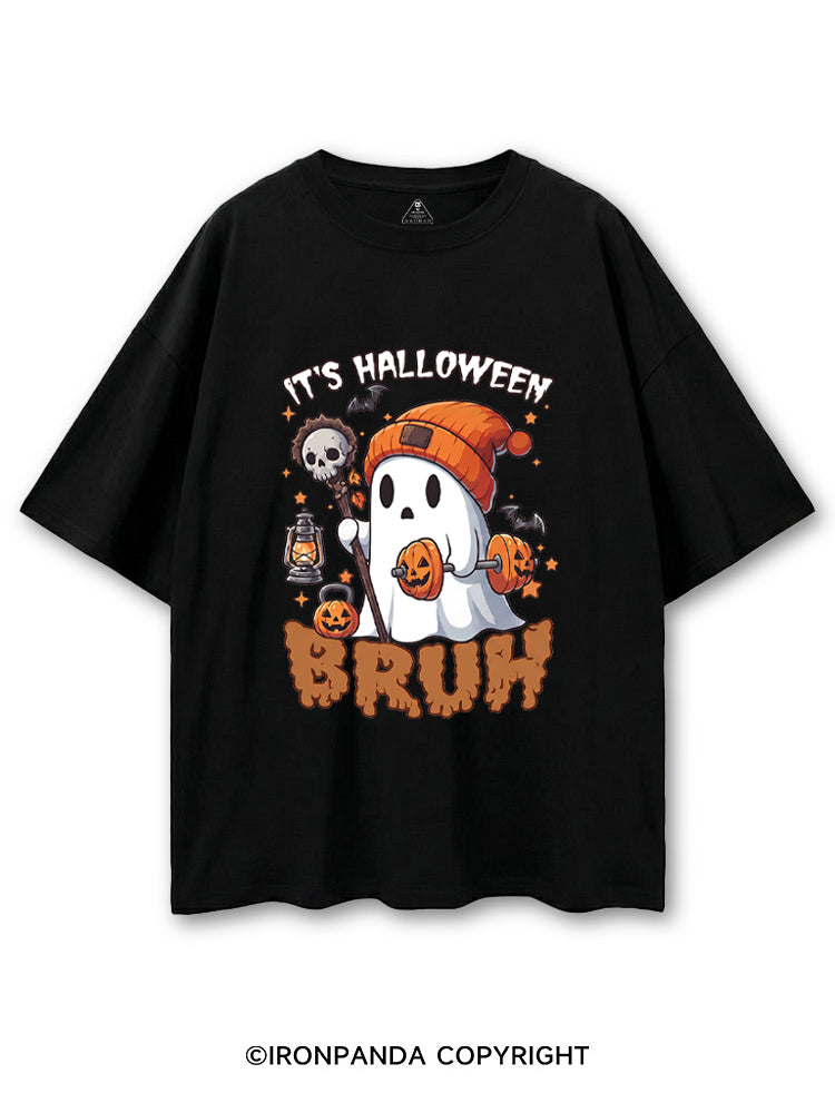 IT'S HALLOWEEN BRUH COTTON PUMP COVER