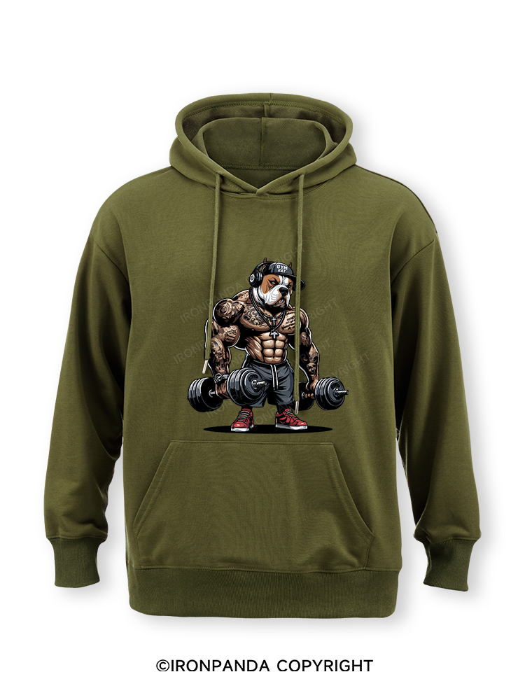 bulldog weightlifting Classic Gym Hoodie