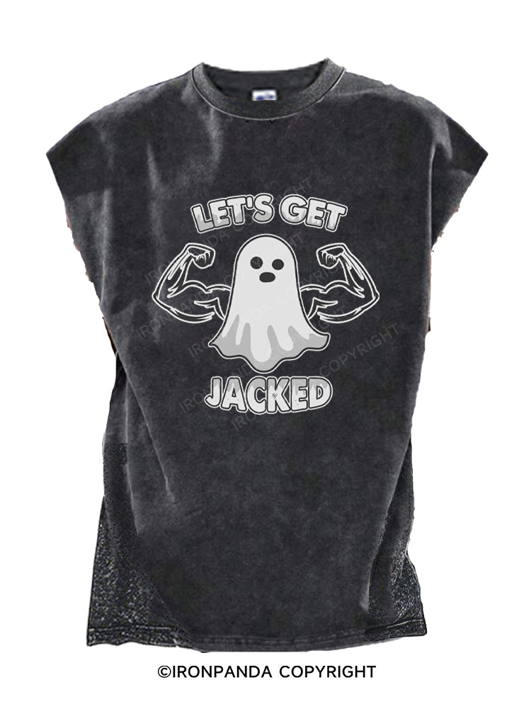 Let's Get Jacked Halloween Cut Off Tank