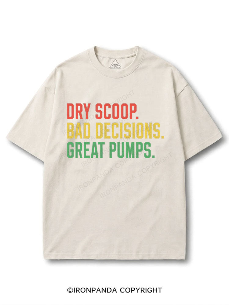 Dry scoop, bad decisions, great pumps COTTON PUMP COVER