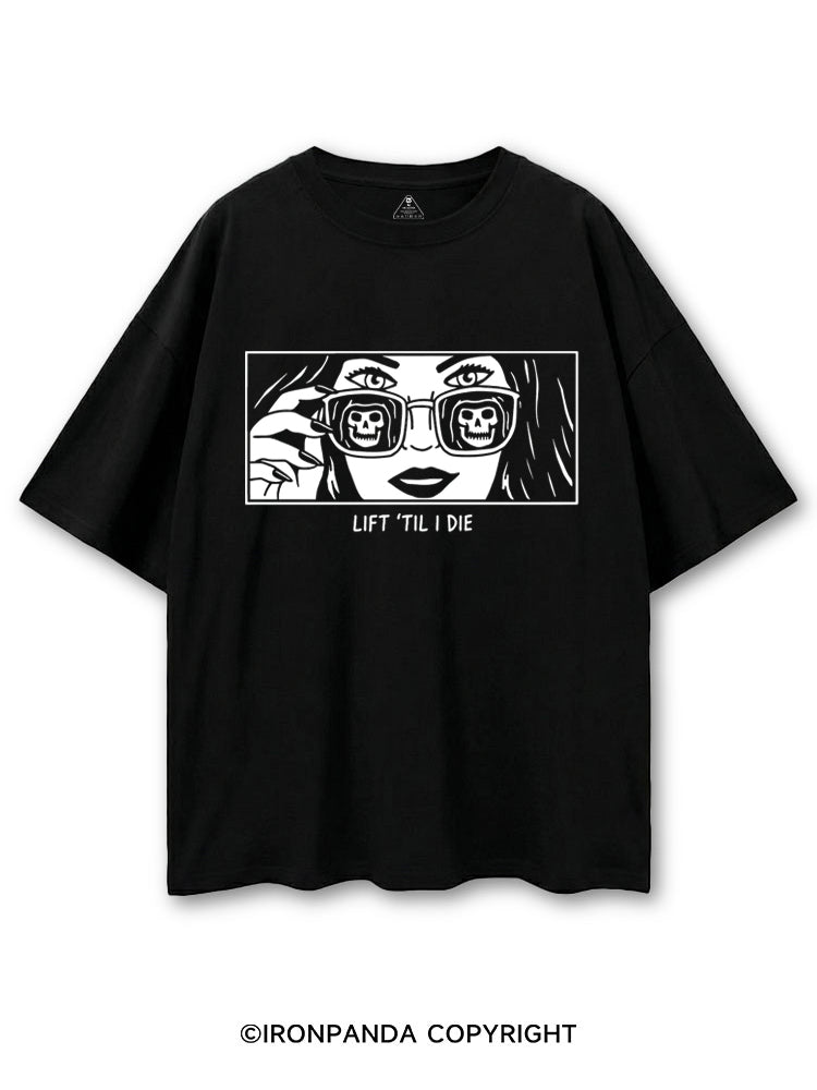 LIFT 'TIL I DIE COTTON PUMP COVER