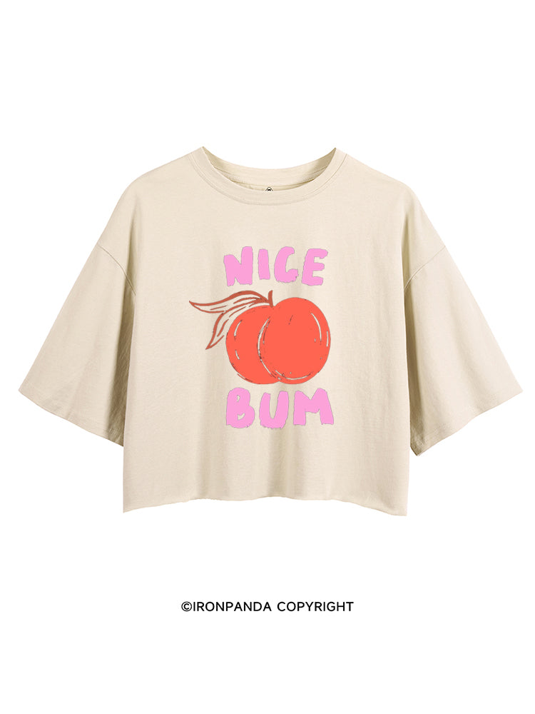 NICE BUM PEACHY CROP TOPS