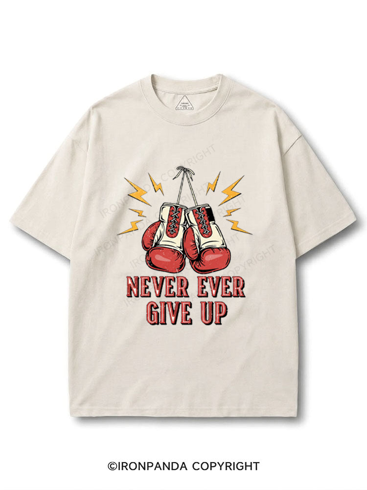 Never Give Up Boxing Gloves COTTON PUMP COVER