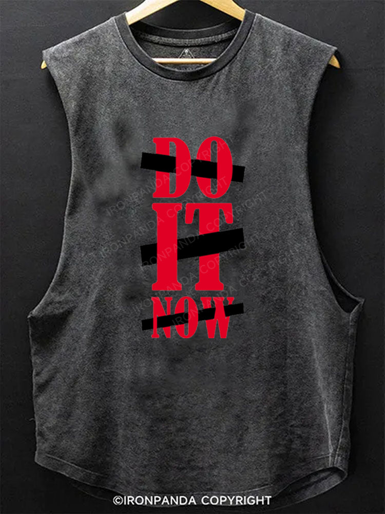 DO IT NOW Scoop Bottom Cotton Tank