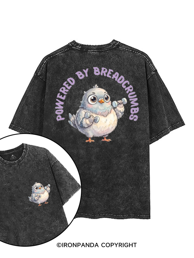 POWERED BY BREADCRUMBS printed Gym Shirt