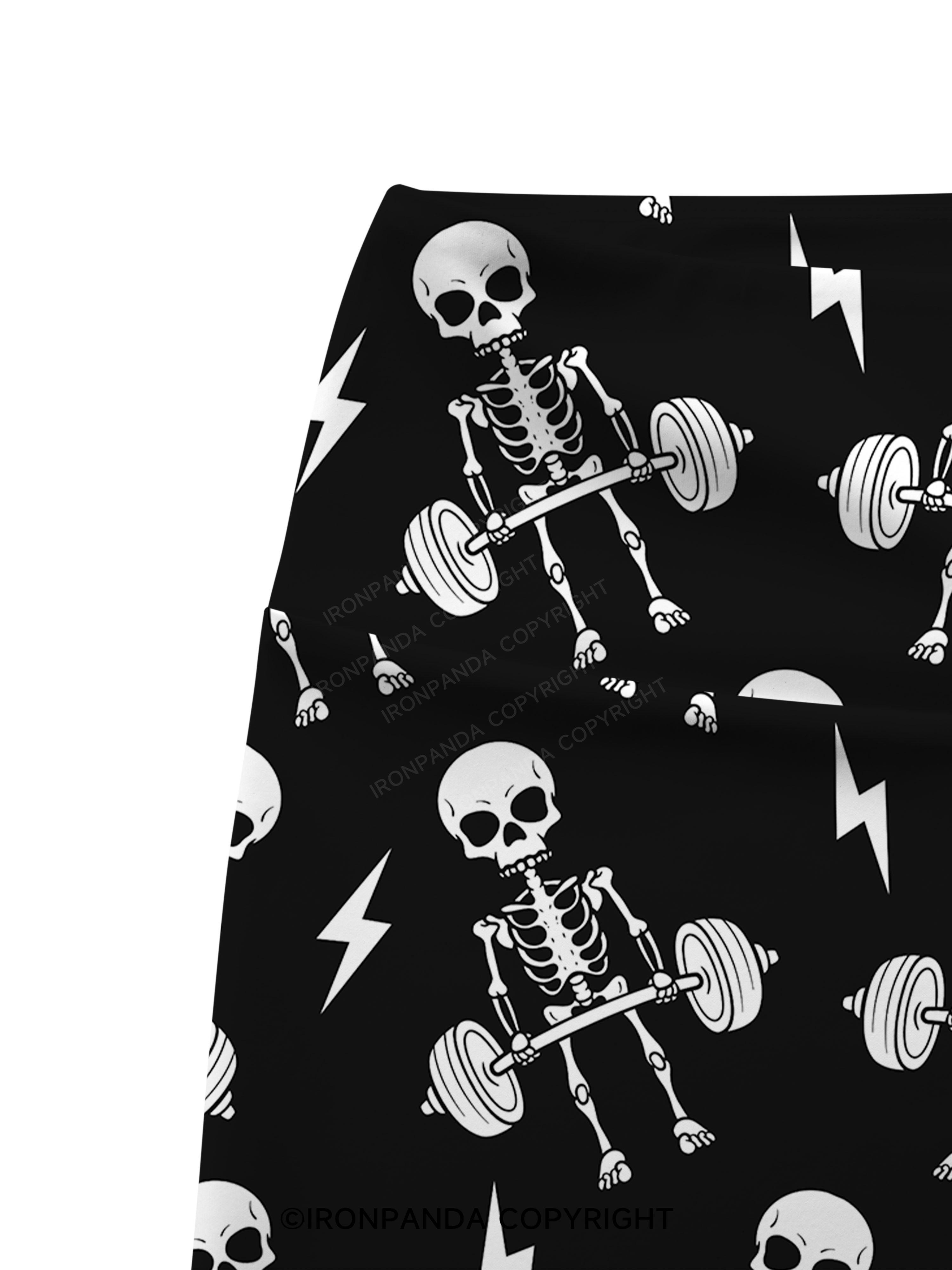 Deadlift Squad Printed Yoga Cycling Shorts