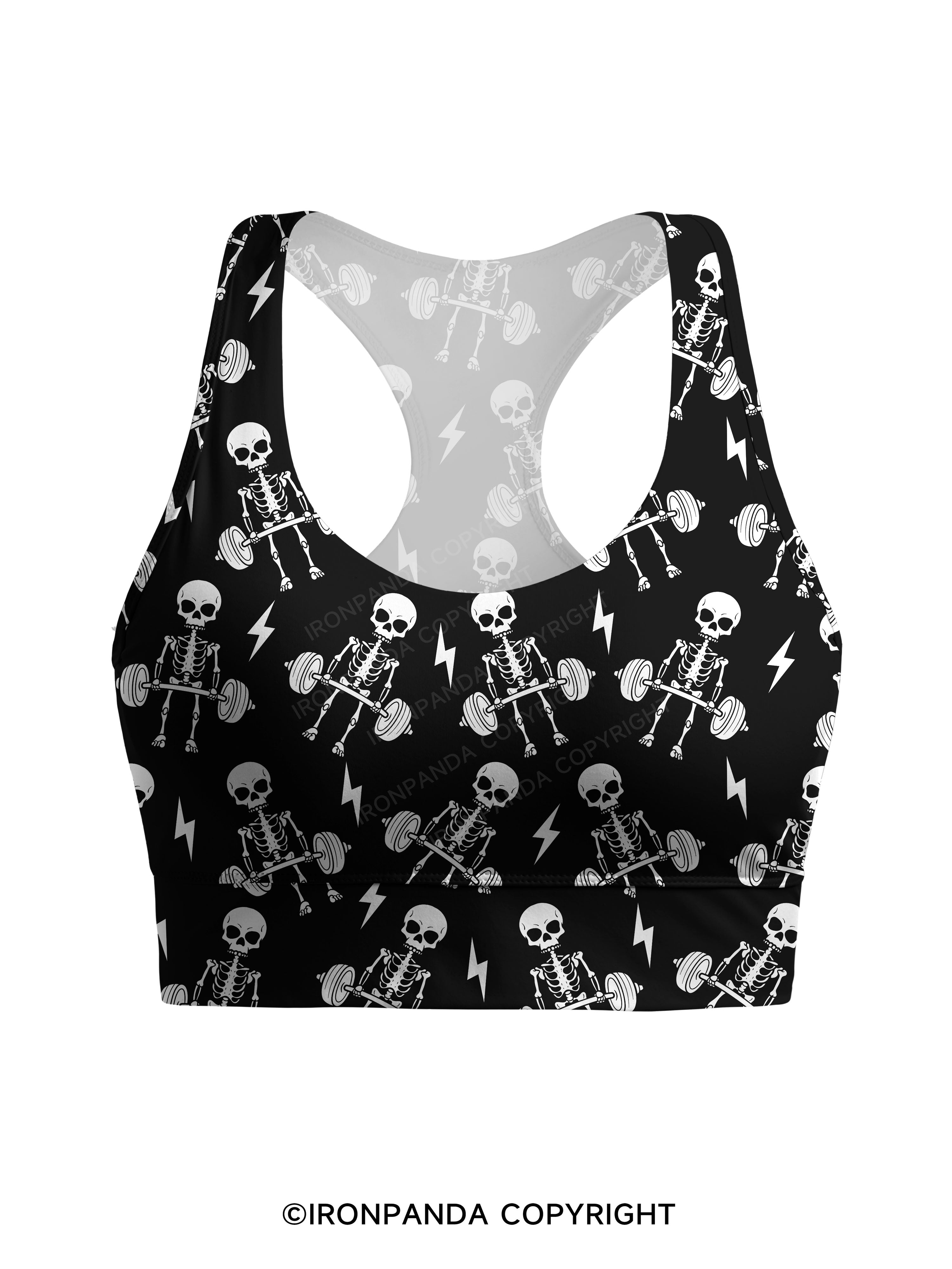 Deadlift Squad Racerback Sports Bra