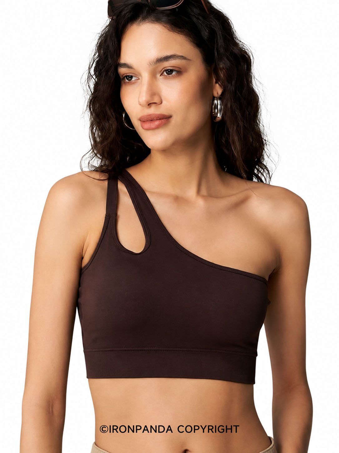Single‑Strap One‑Shoulder Sports Bra