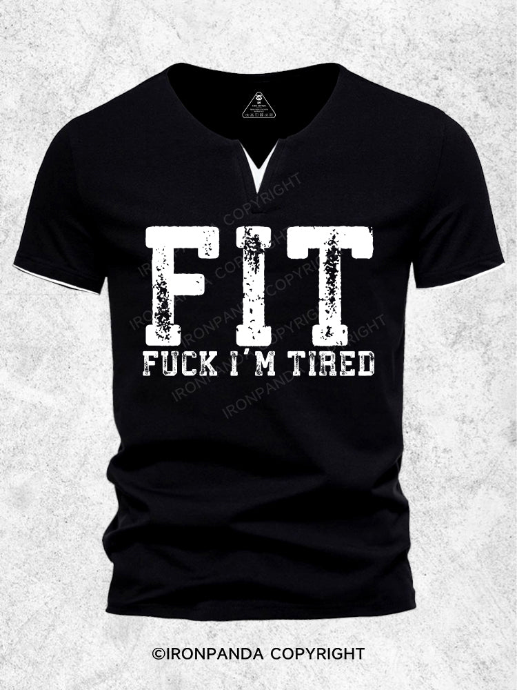 FIT Men's Workout V-Neck Shirt