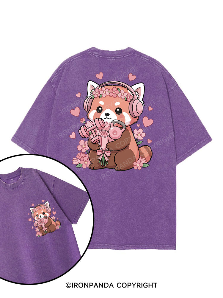 Fitty Panda printed Gym Shirt