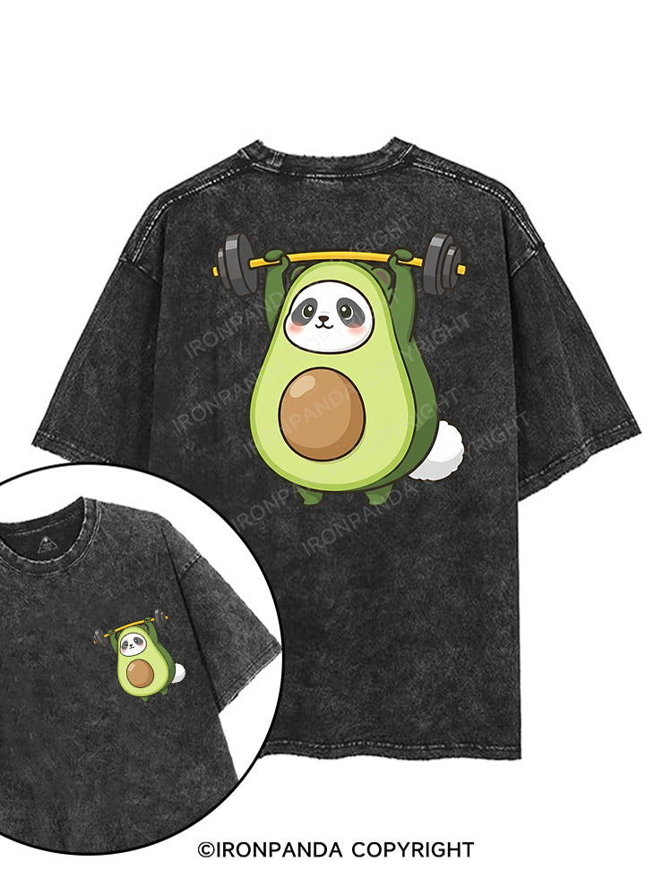 AvoLift Panda printed Gym Shirt