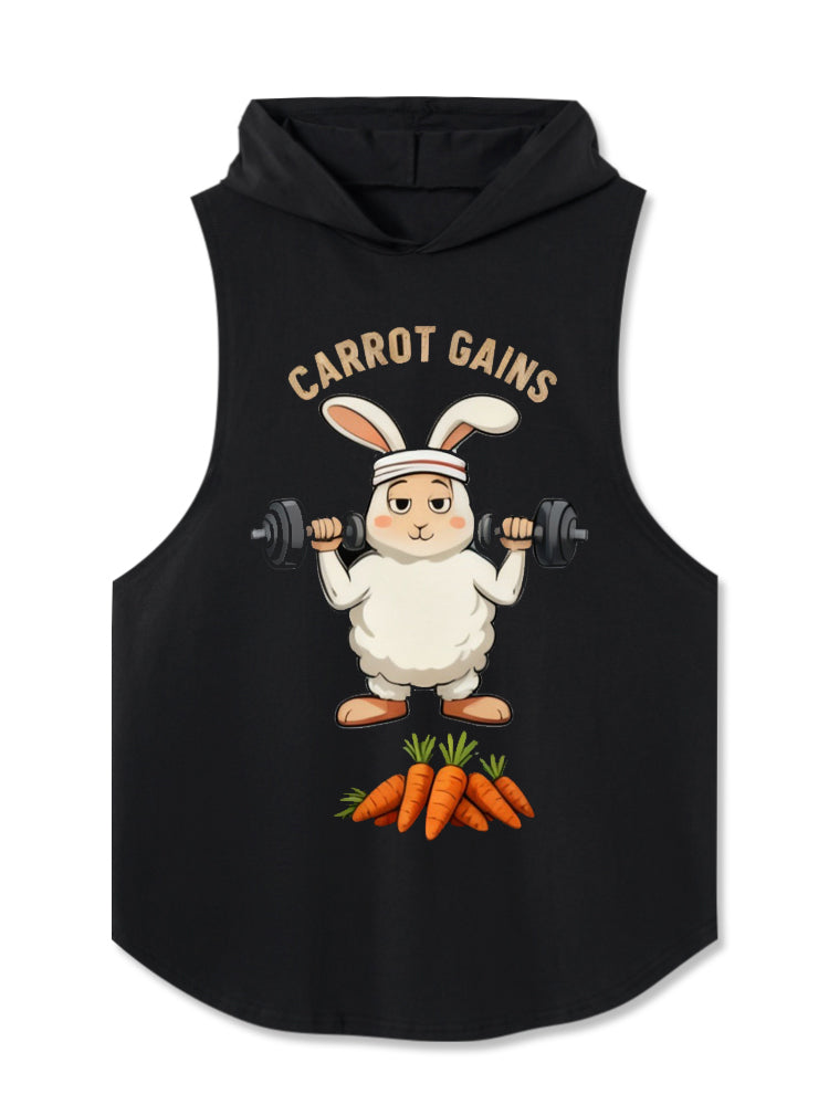 CARROT GAINS Hooded Tank