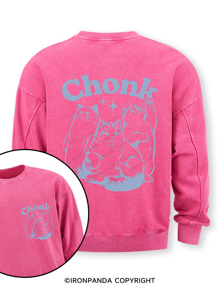 chonk Double-Sided Printed Washed Sweatshirt