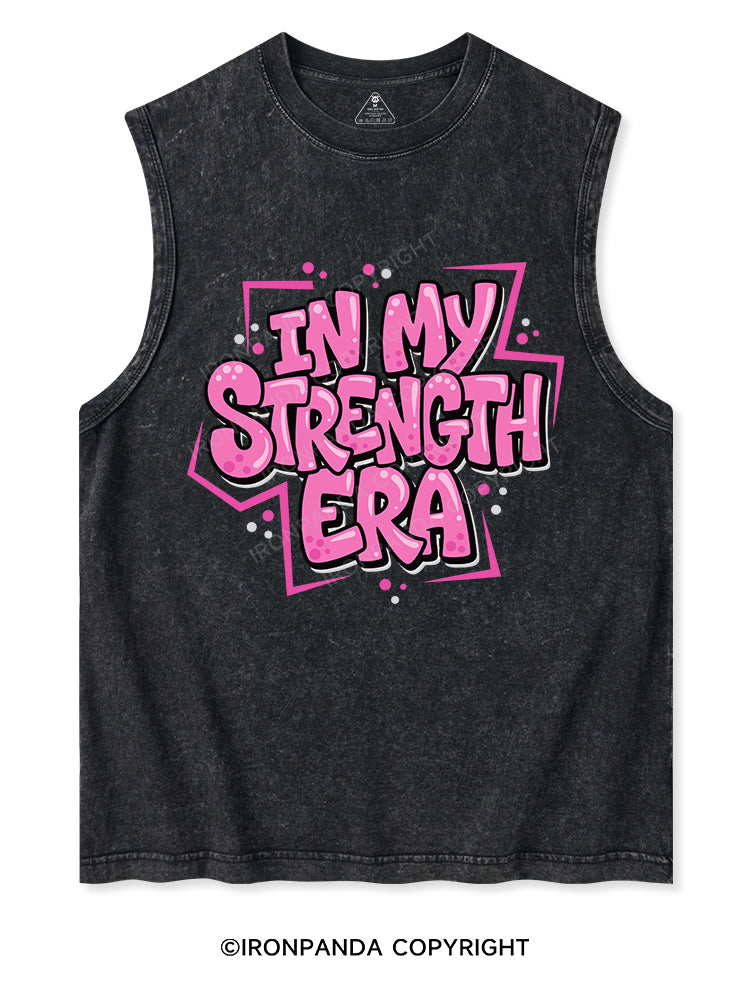 IN MY STRENGTH ERA Washed Tank